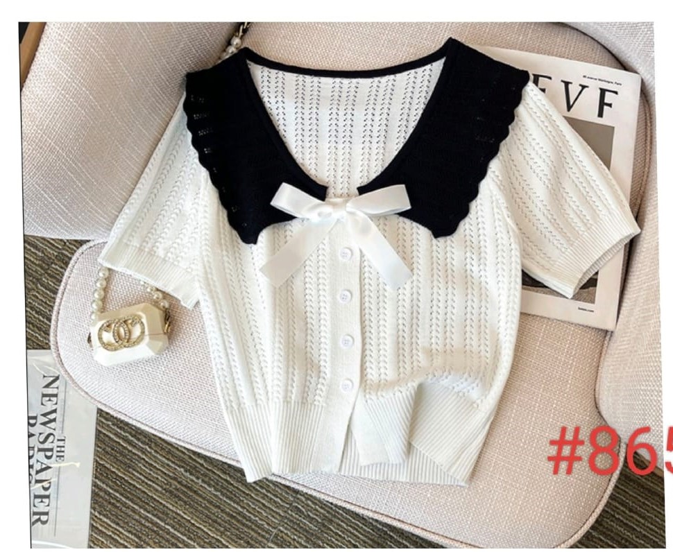 Stylish Knitted Crop Top