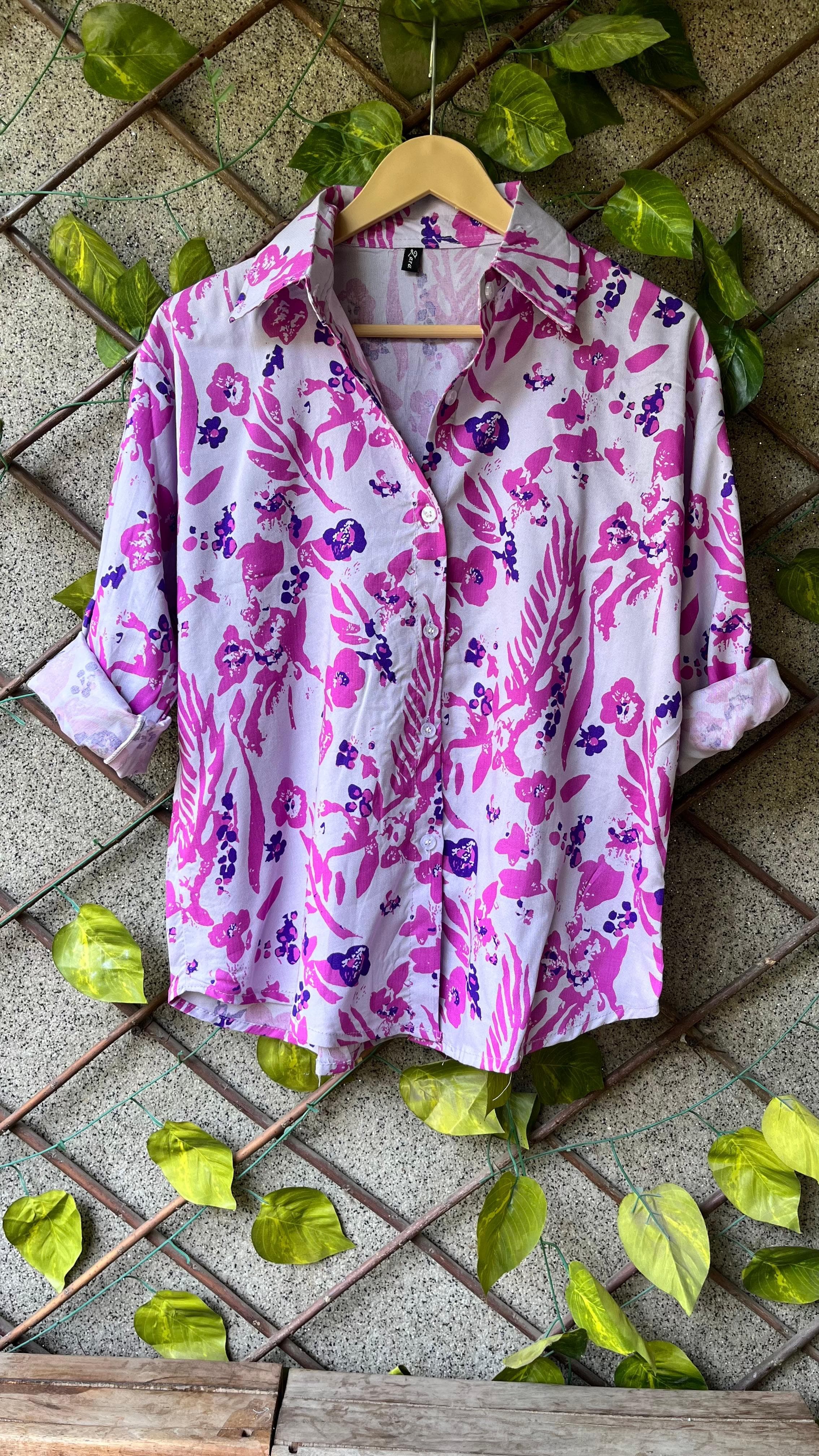 Floral Button-Up Shirt