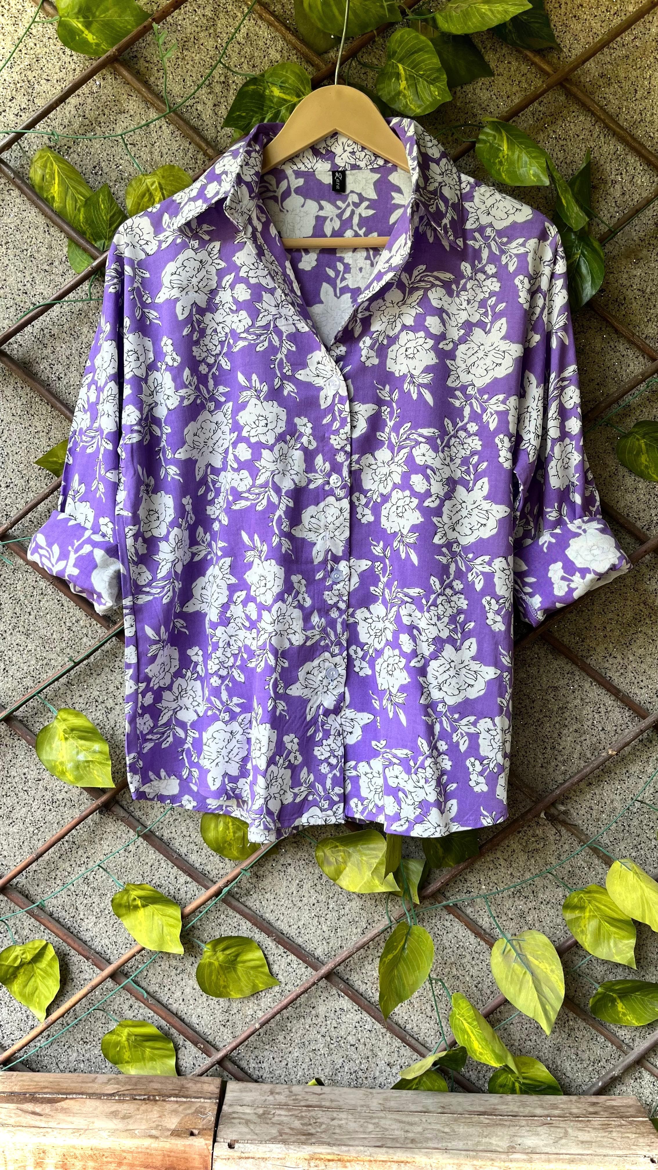 Floral Button-Up Shirt