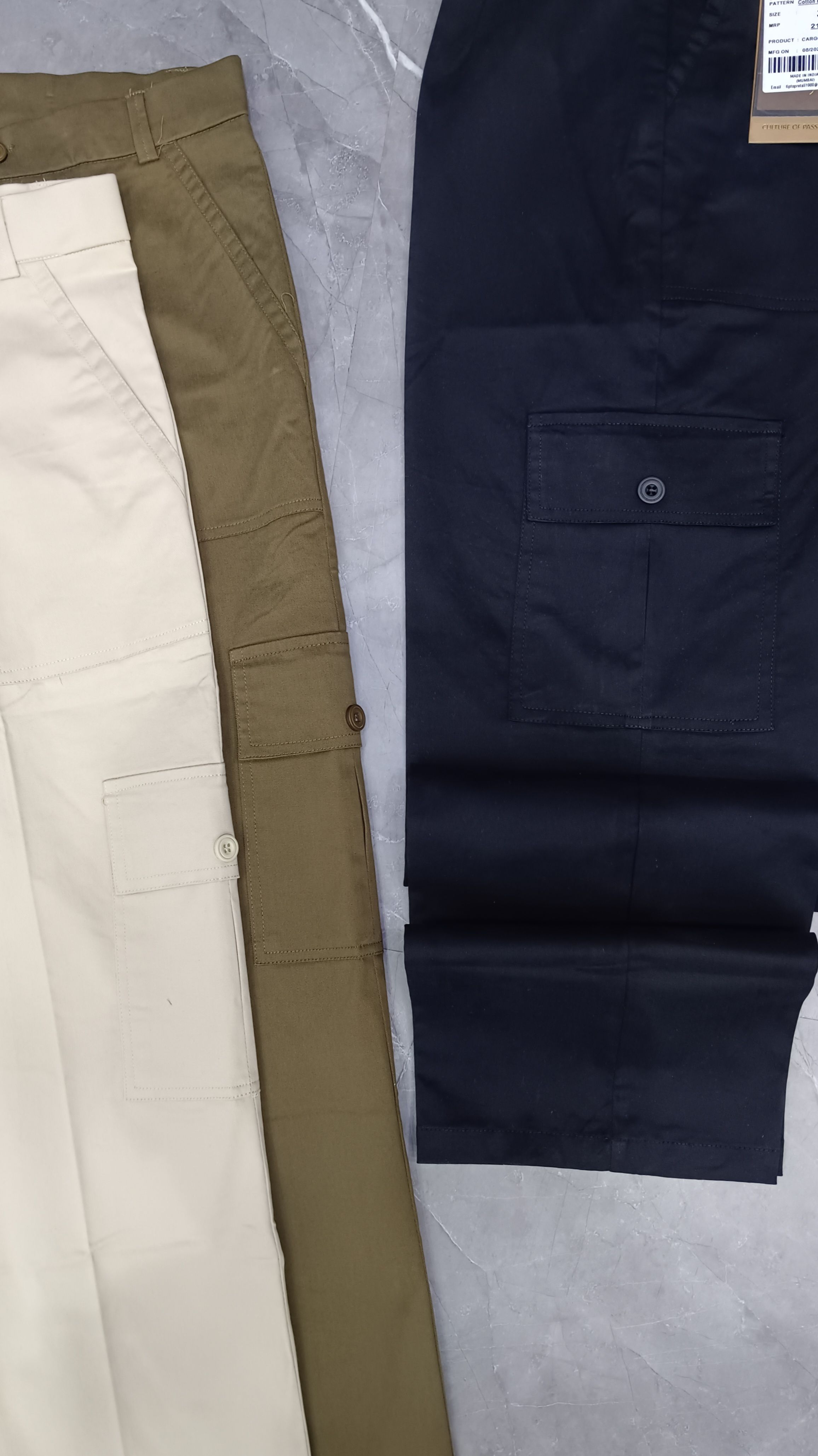 Six pocket Cotton cargo Pants