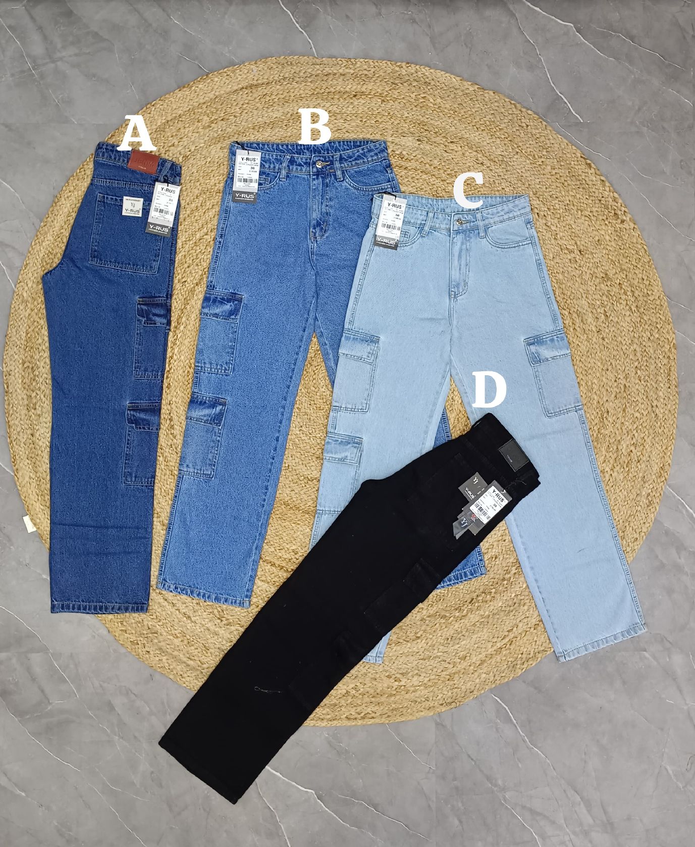 Six Pocket Denim Cargo