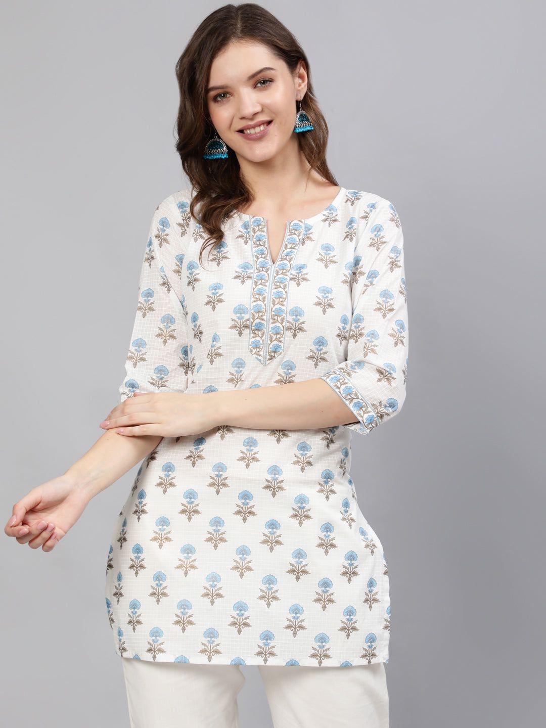 Women's Floral Print Kurta