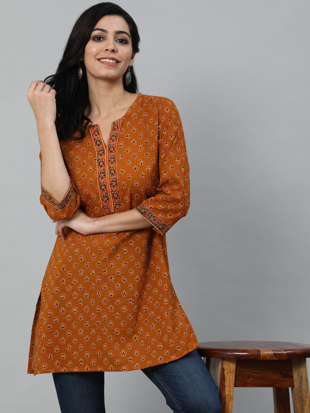 Women's Orange Kurta