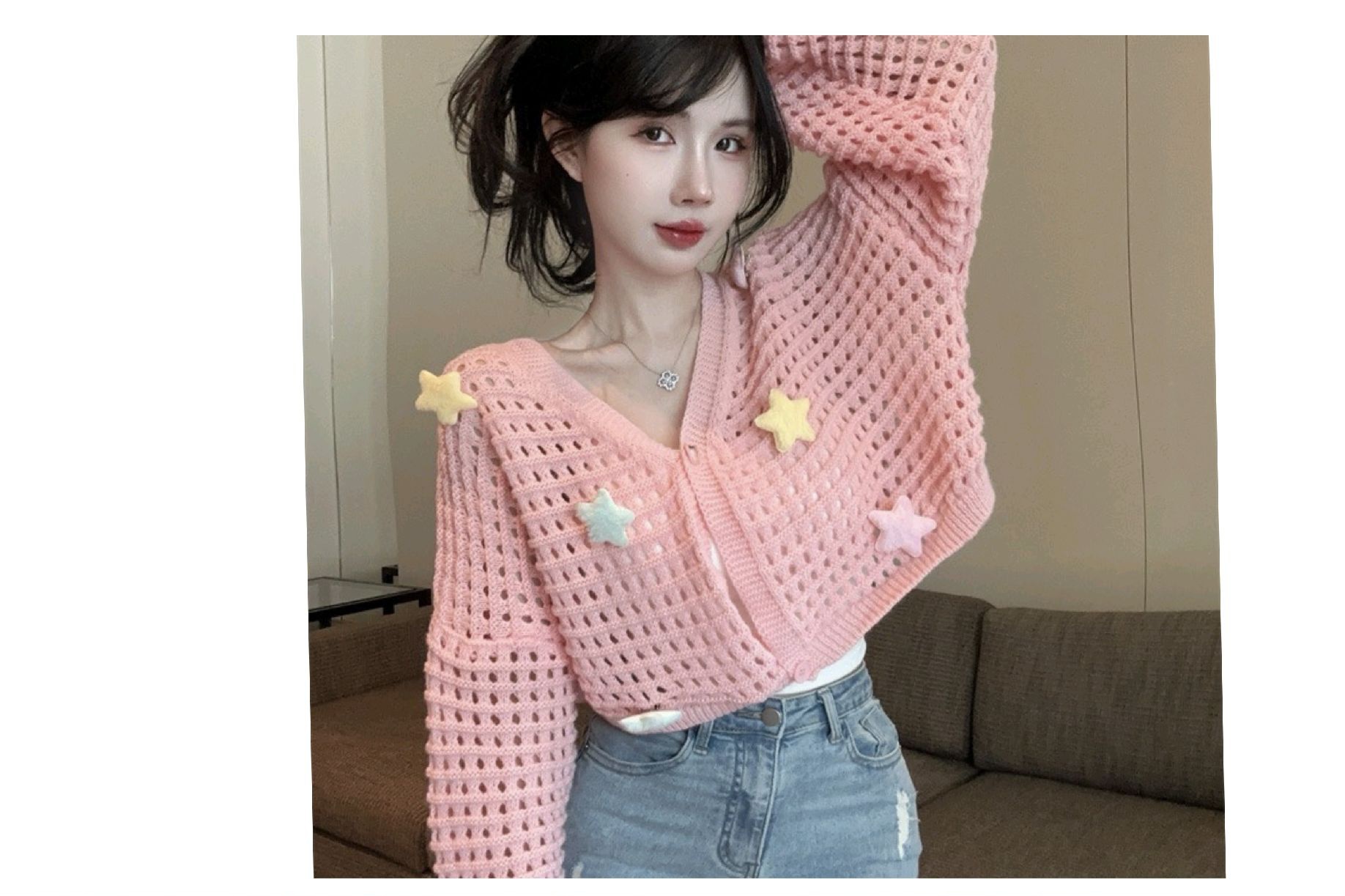  Crochet Star Cardigan