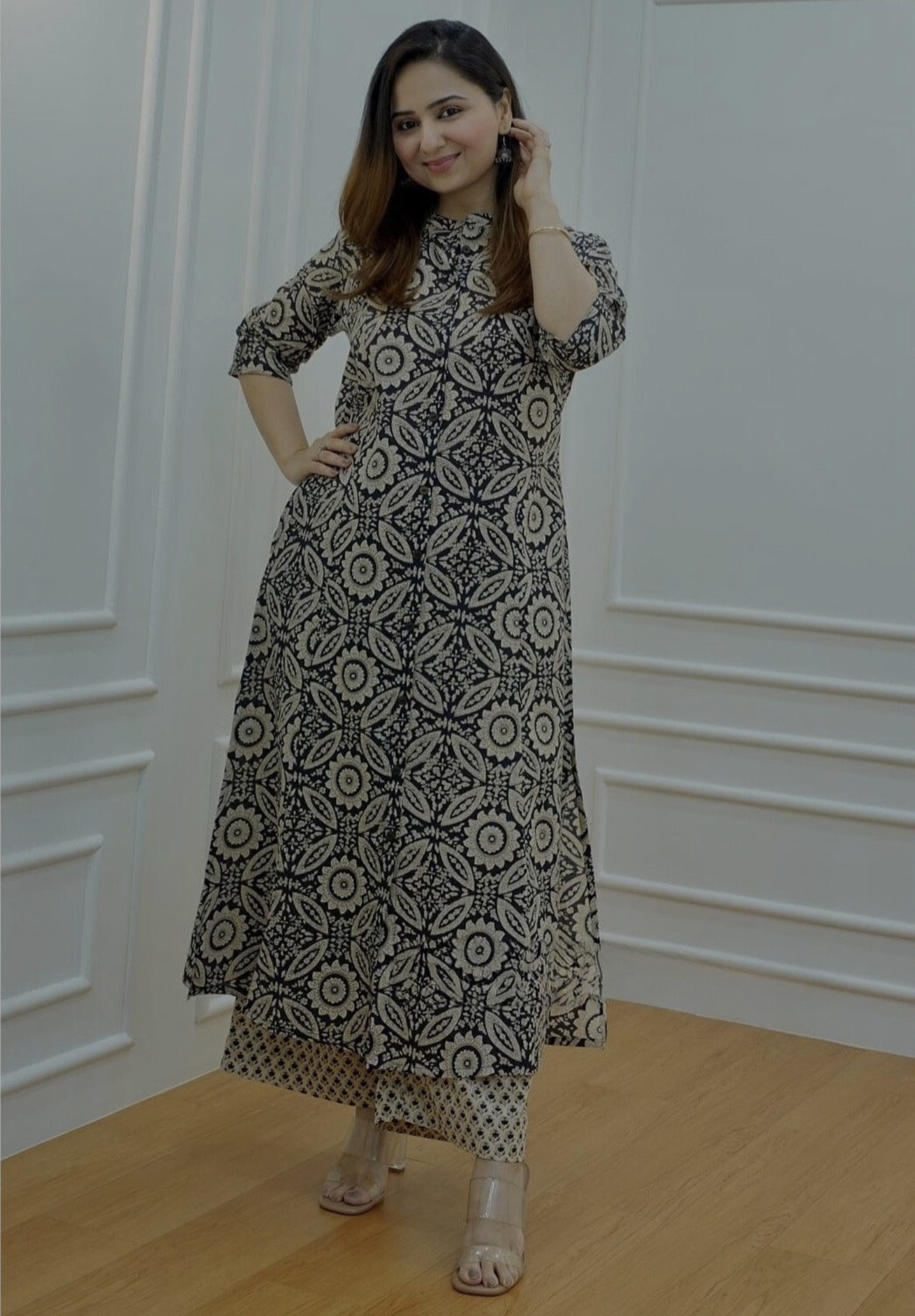 Printed kurta set