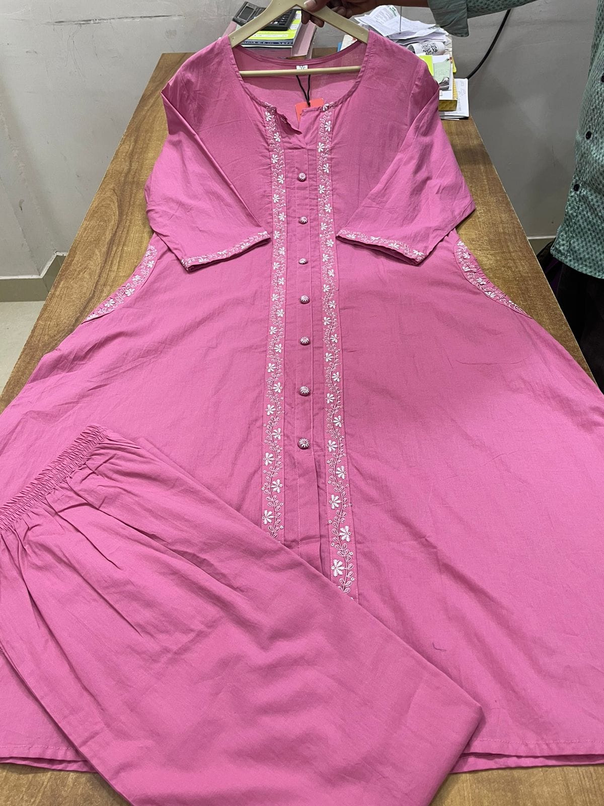 Embroidered  Kurta Set