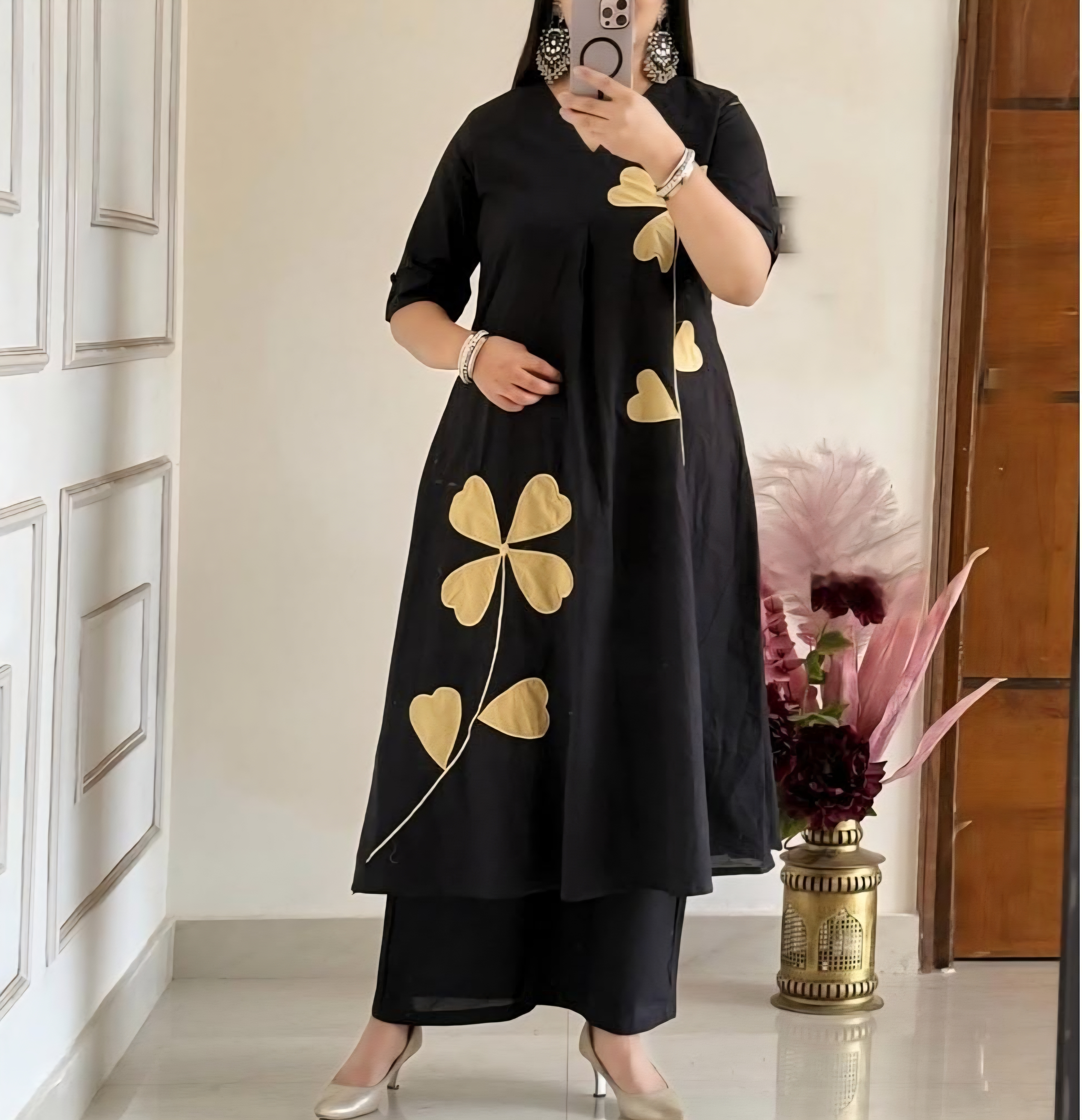 Green Floral Printed Co-ord Set