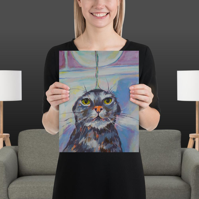 Bath Cat Poster
