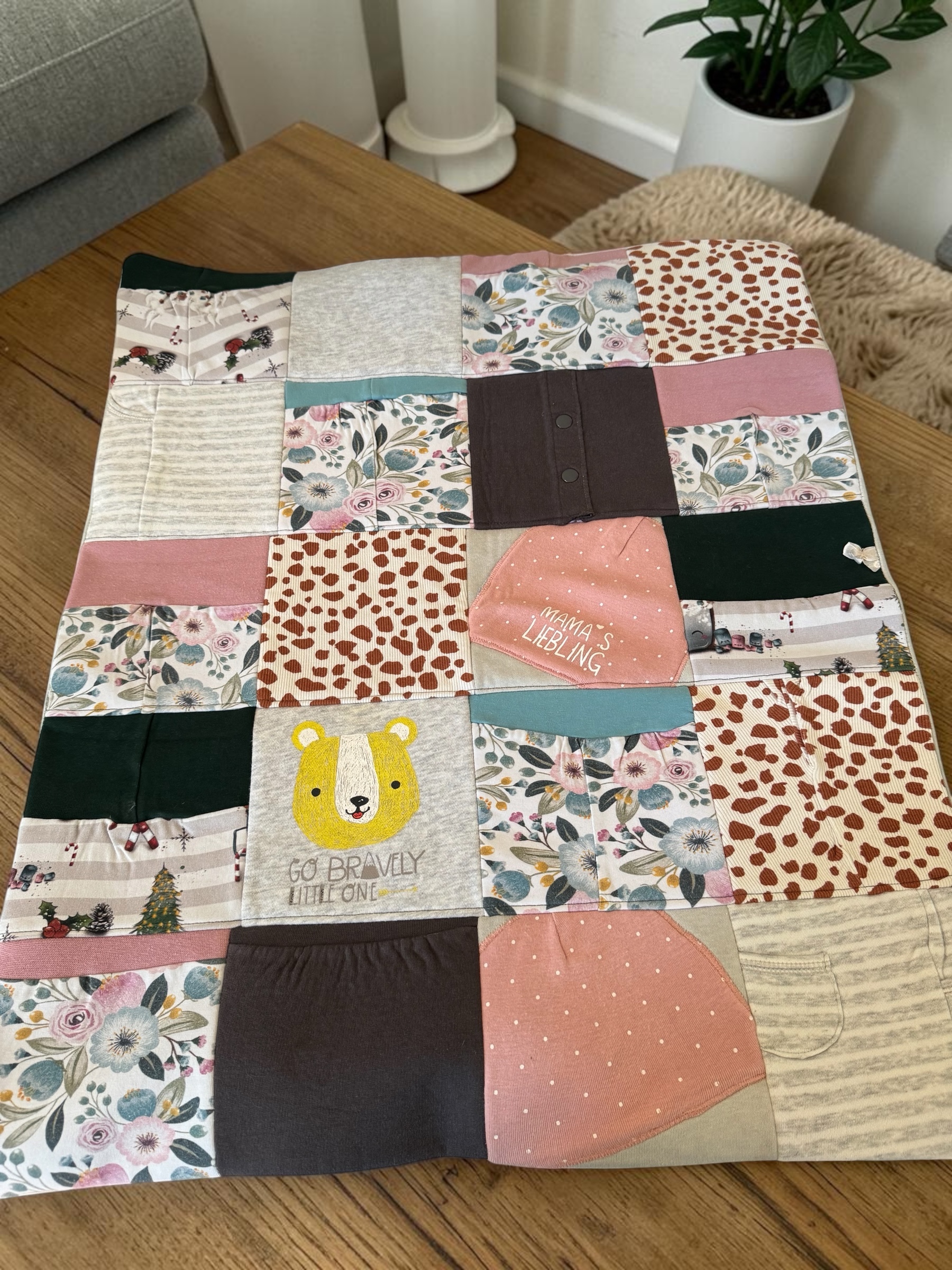 Erinnerungsdecke- Liebe die bleibt🧚🏻🌈