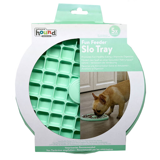 Comedouro lento para cães braquicefálicos 