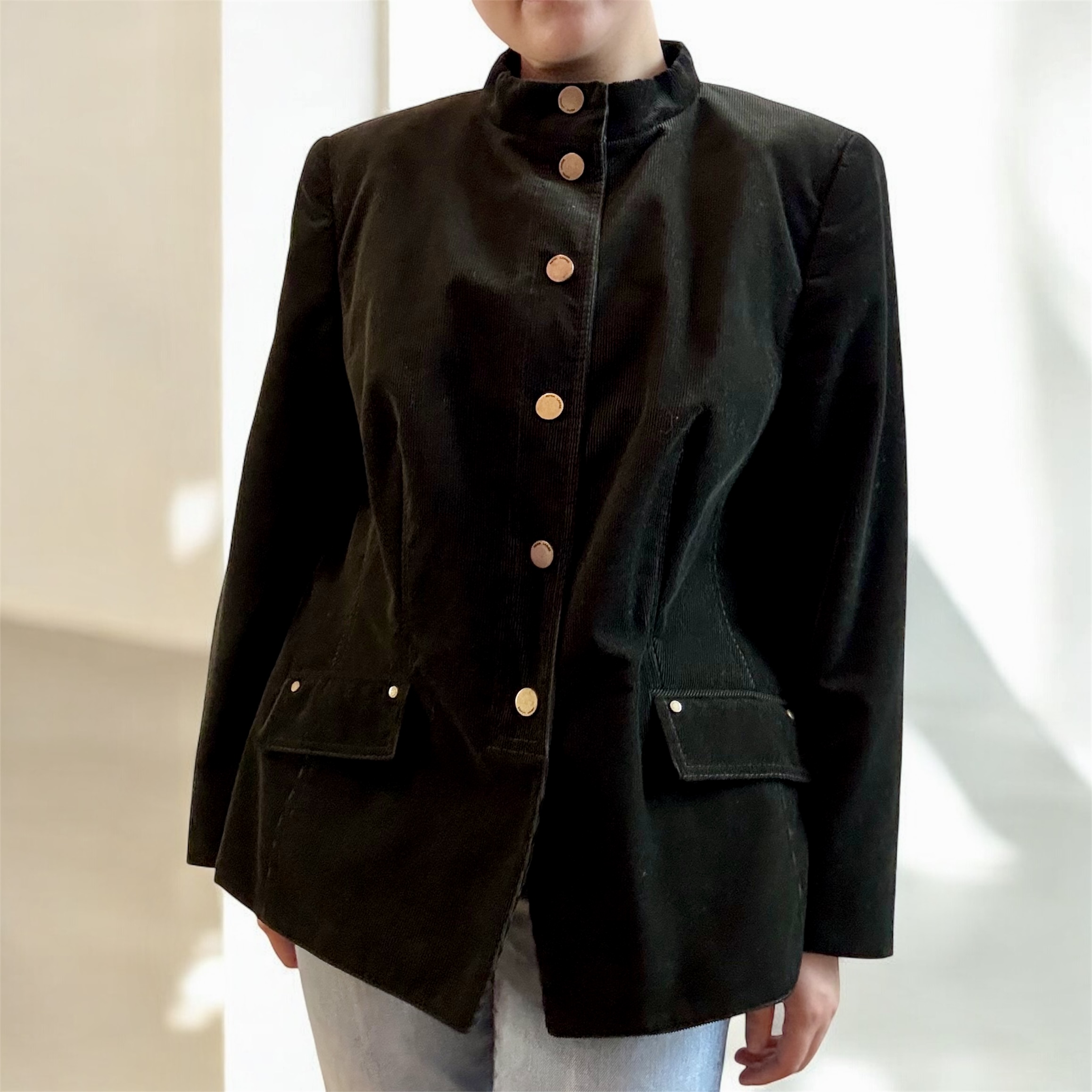 Luxe Khaki Military Jacket