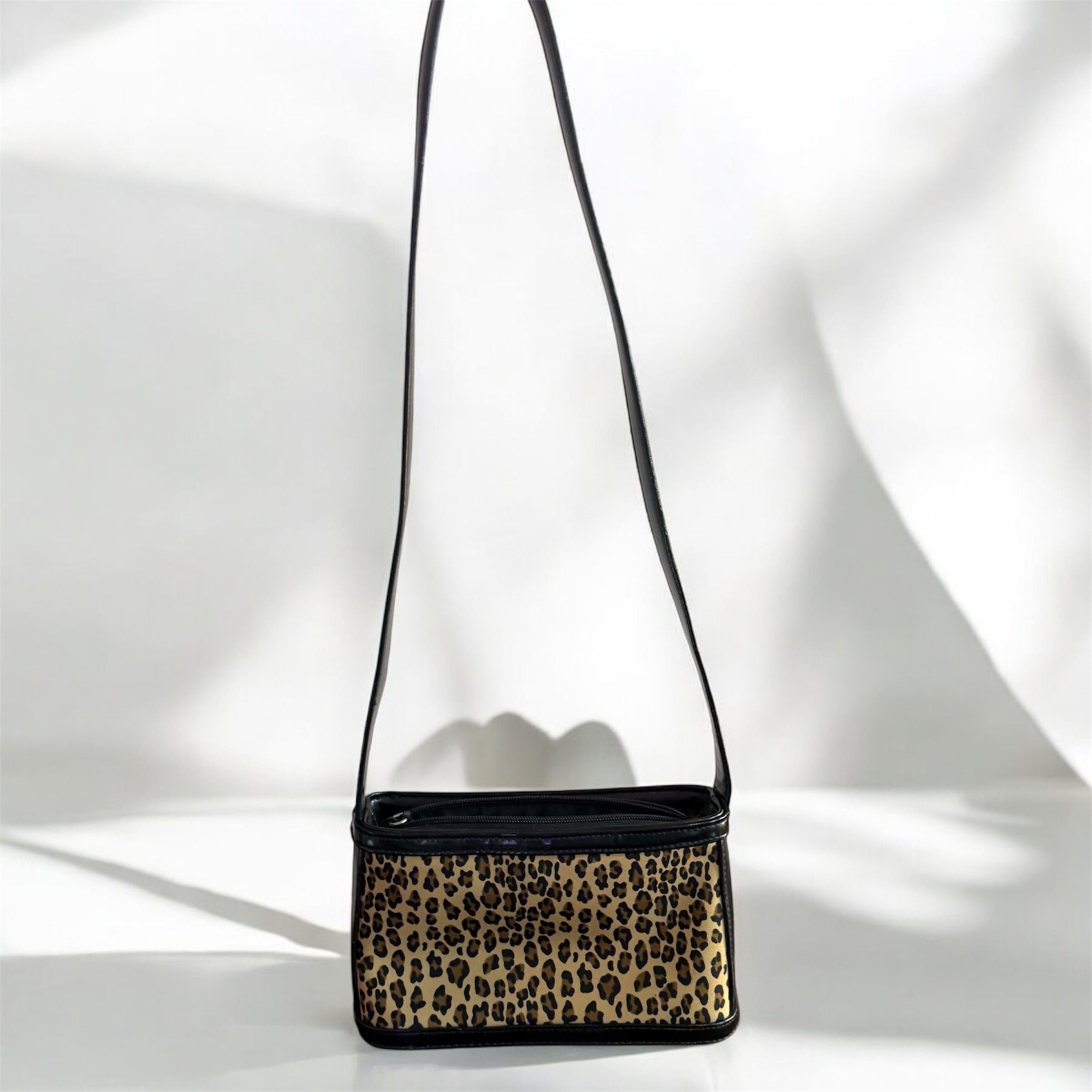 Leopard Vinyl Mini Bag