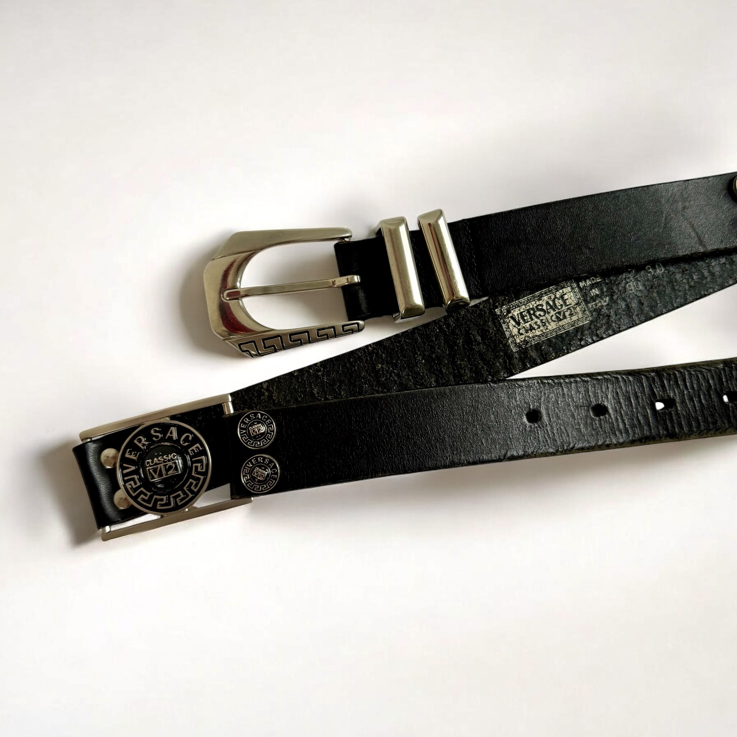Versace XS Medusa Greca Belt