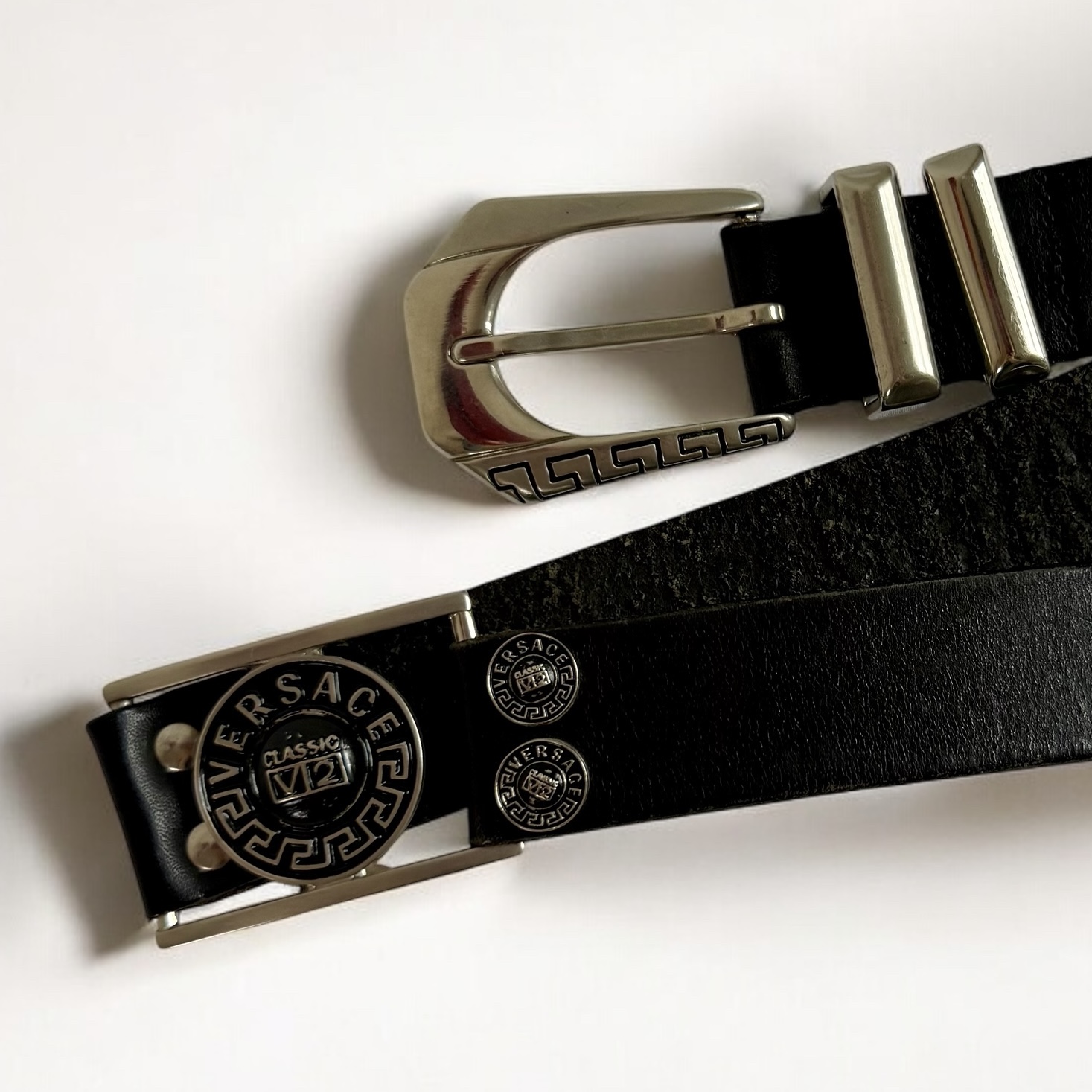 Versace XS Medusa Greca Belt
