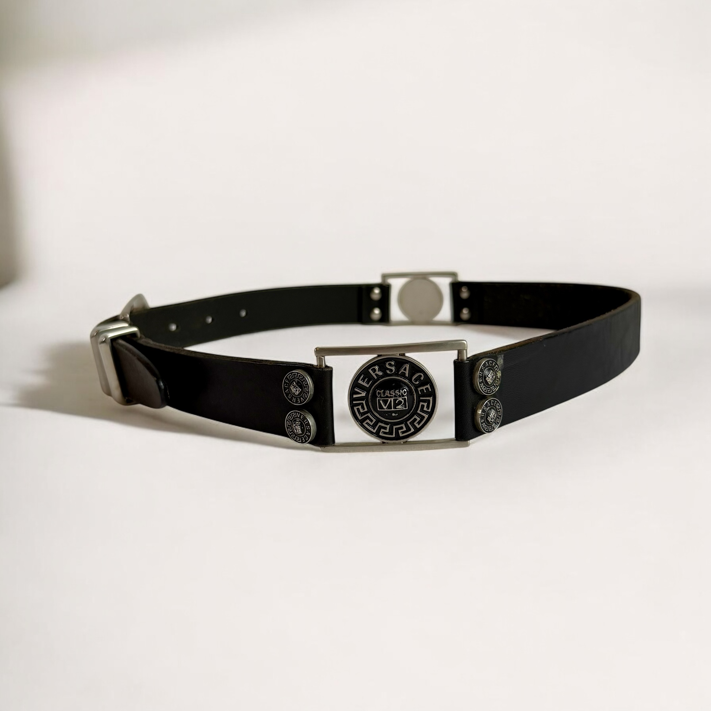 Versace XS Medusa Greca Belt
