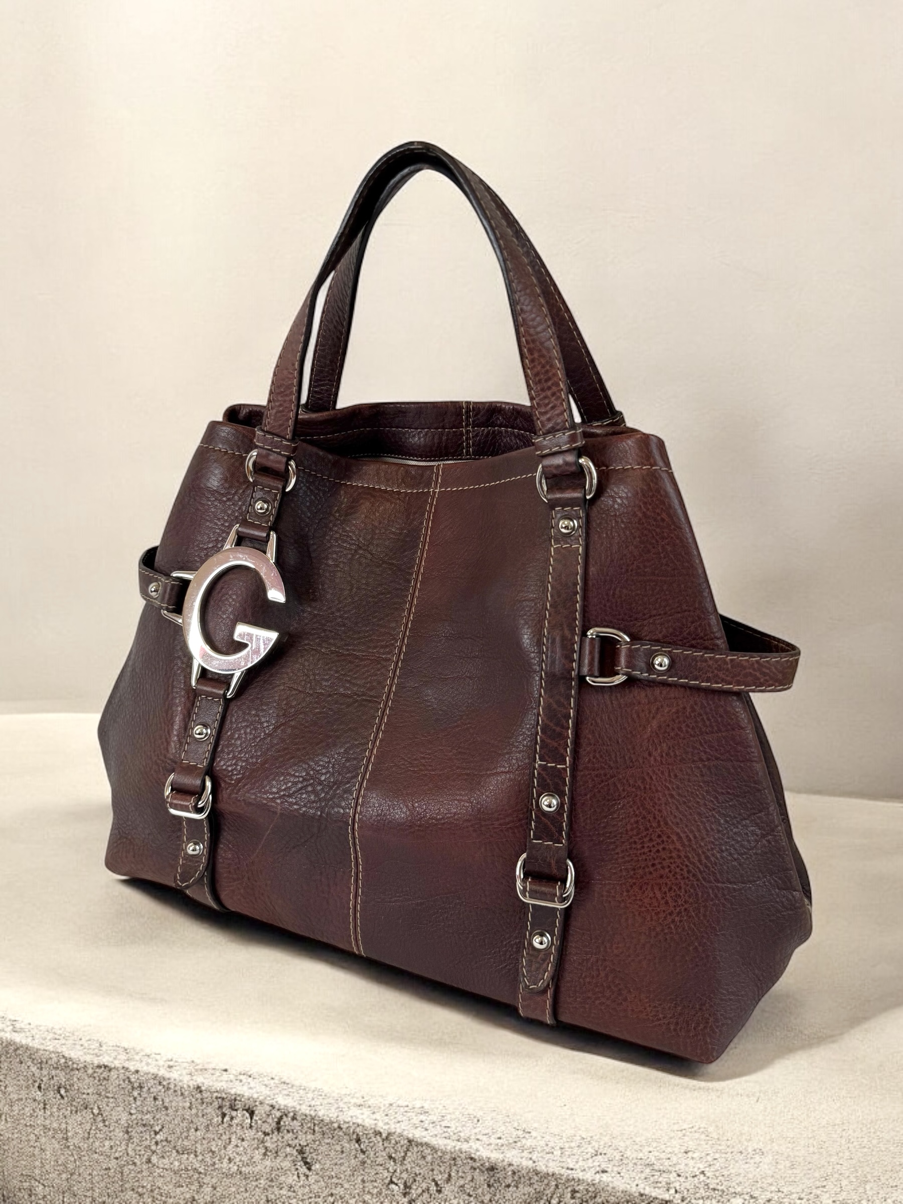 Tom Ford Era Bondage Buckle Gucci Tote