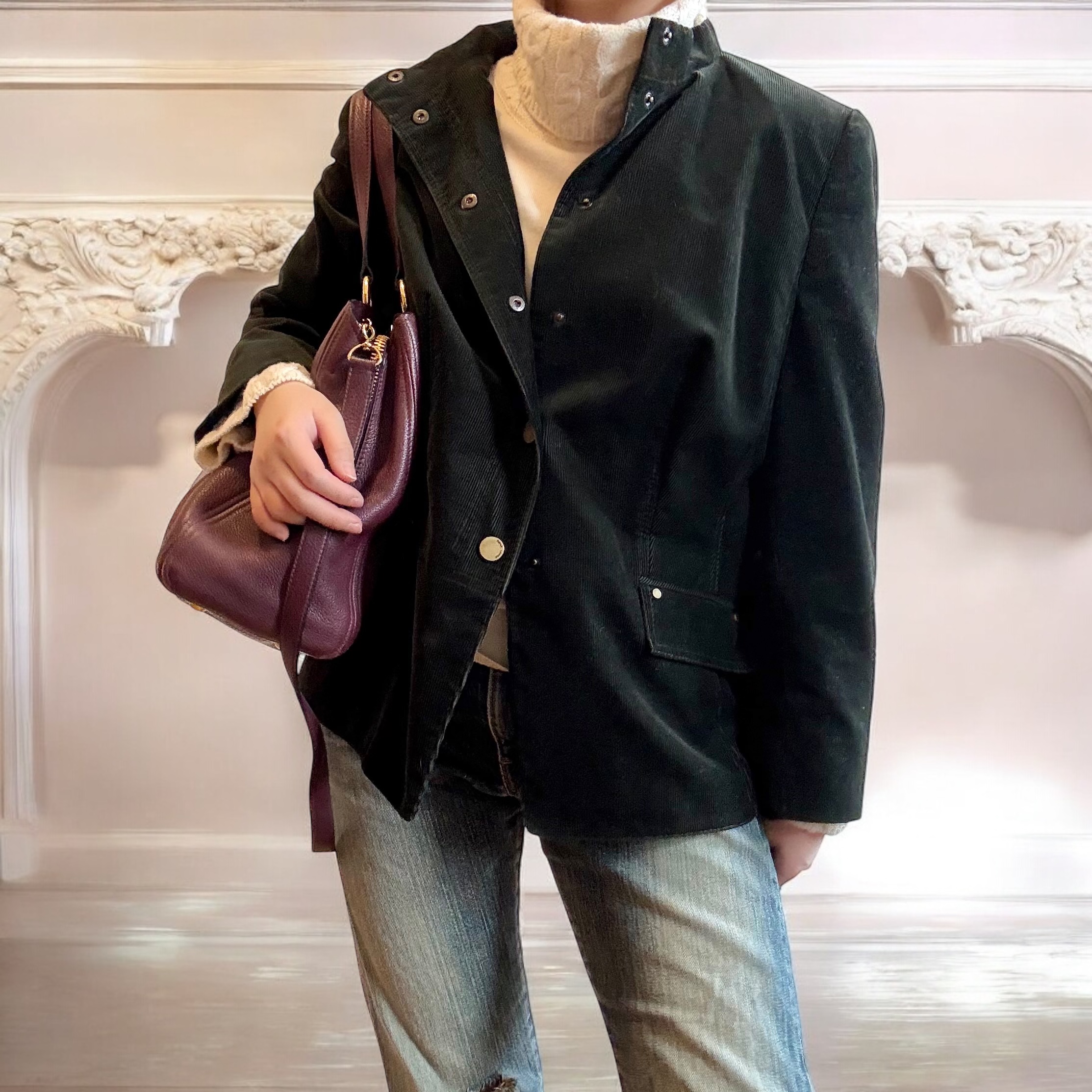 Luxe Khaki Military Jacket