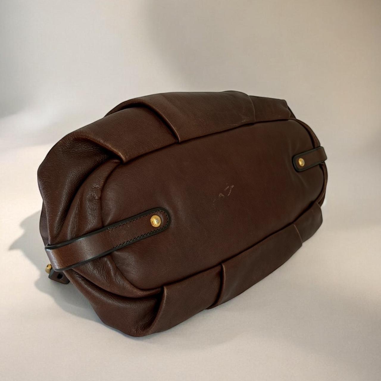 Vintage Brown Prada Dumpling Bag