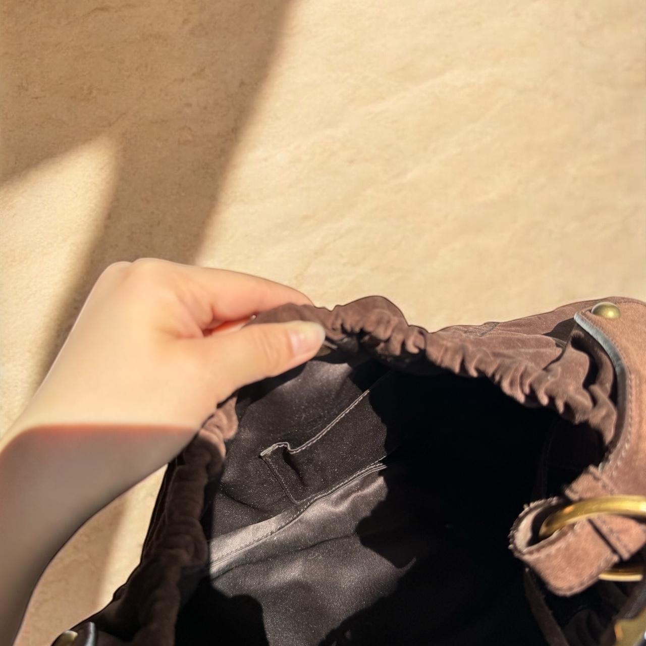 Vintage Brown Suede YSL Mombasa Bag