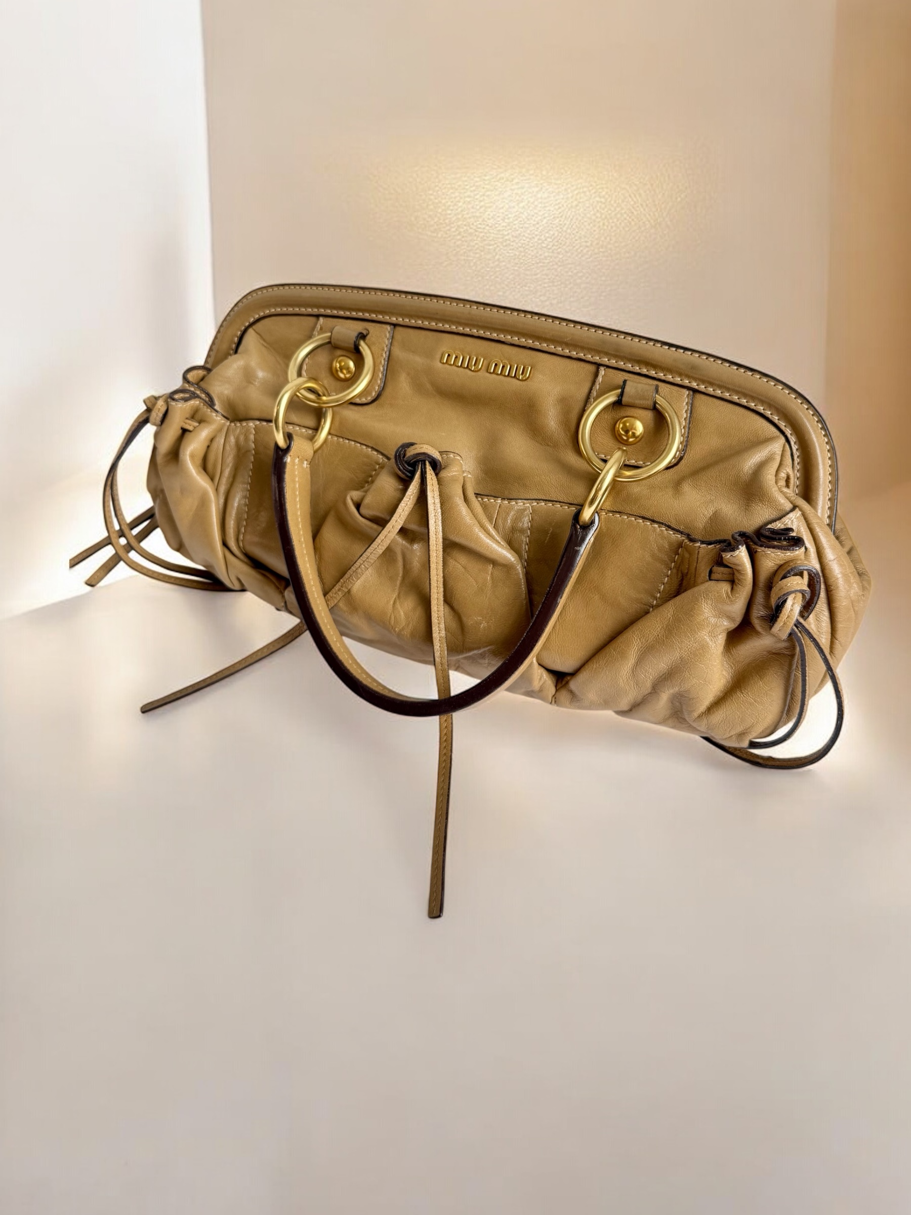 Archival 2000s Balletcore Miu Miu Bag