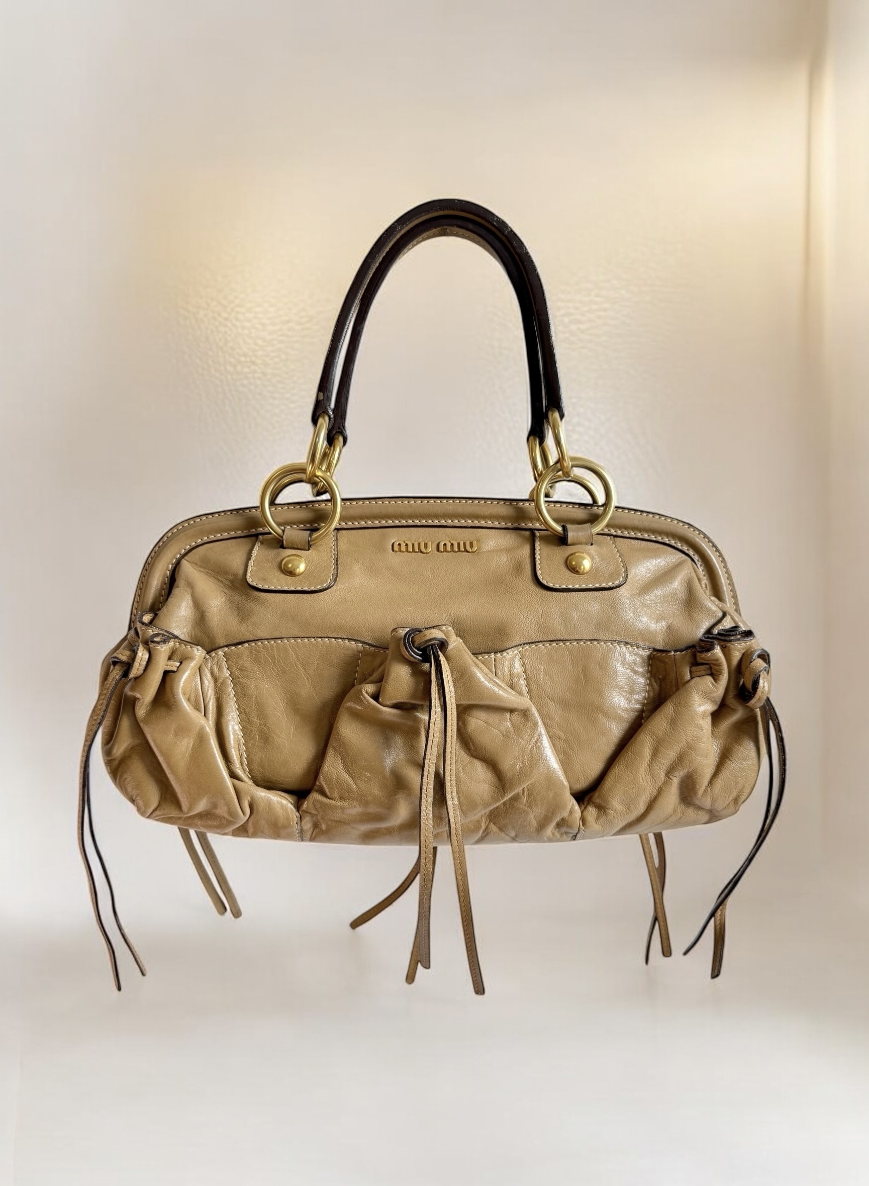 Archival 2000s Balletcore Miu Miu Bag