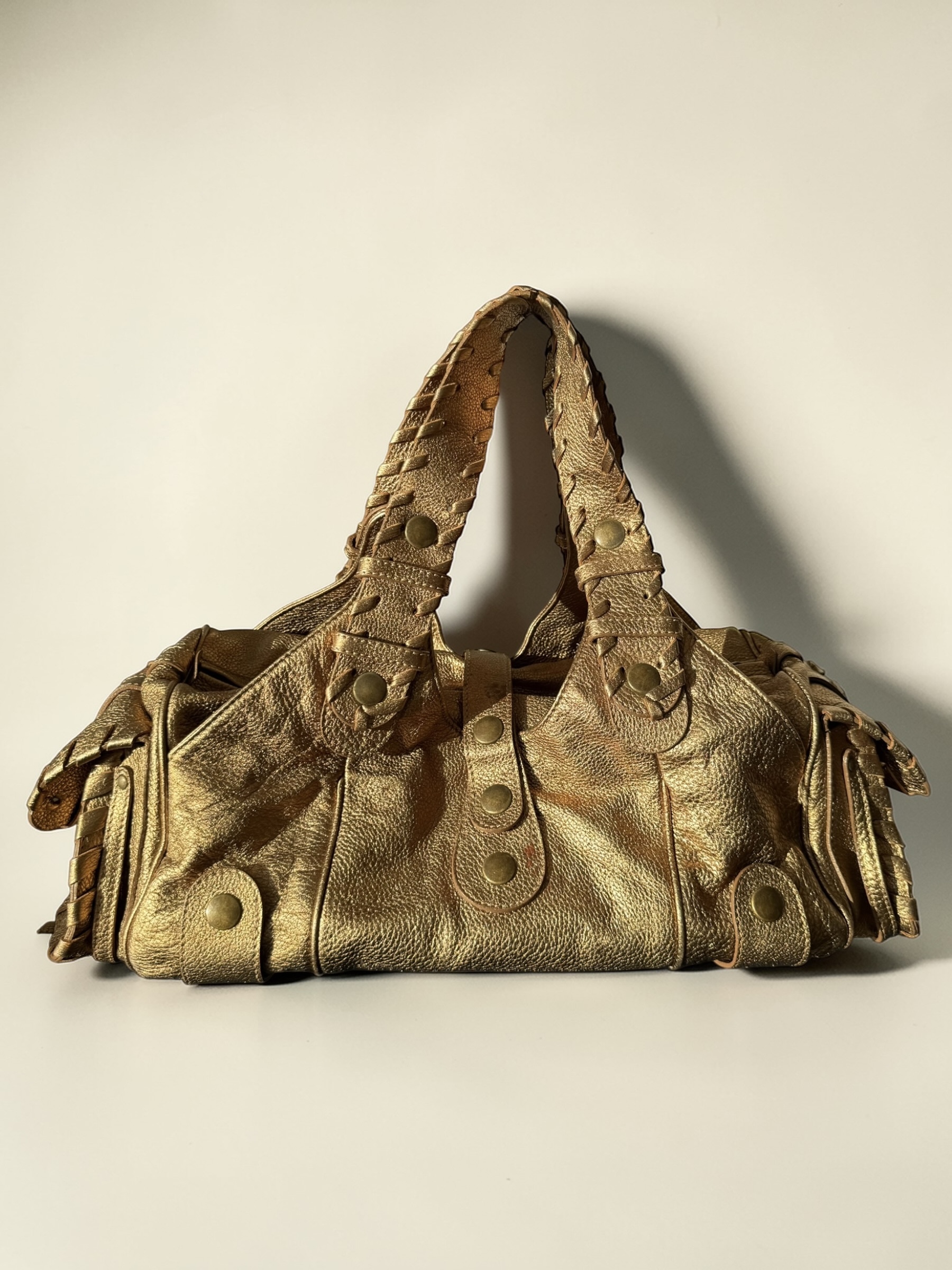 Gold Chloé Silverado Bag