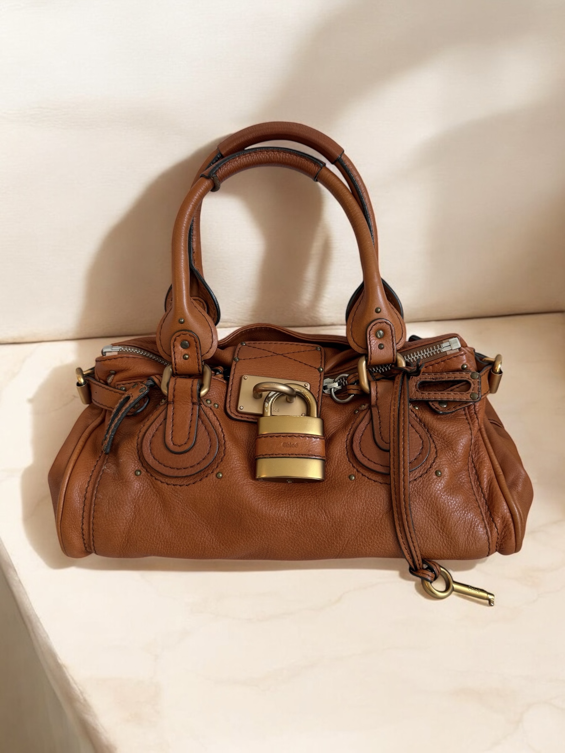 Terracotta Chloé Paddington bag