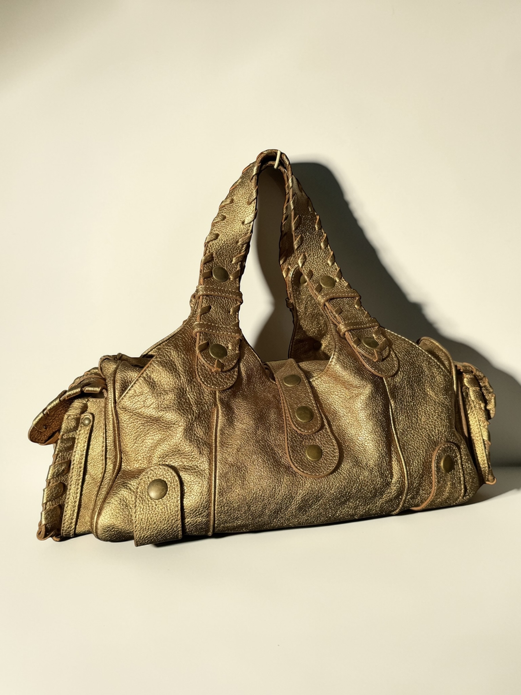 Gold Chloé Silverado Bag