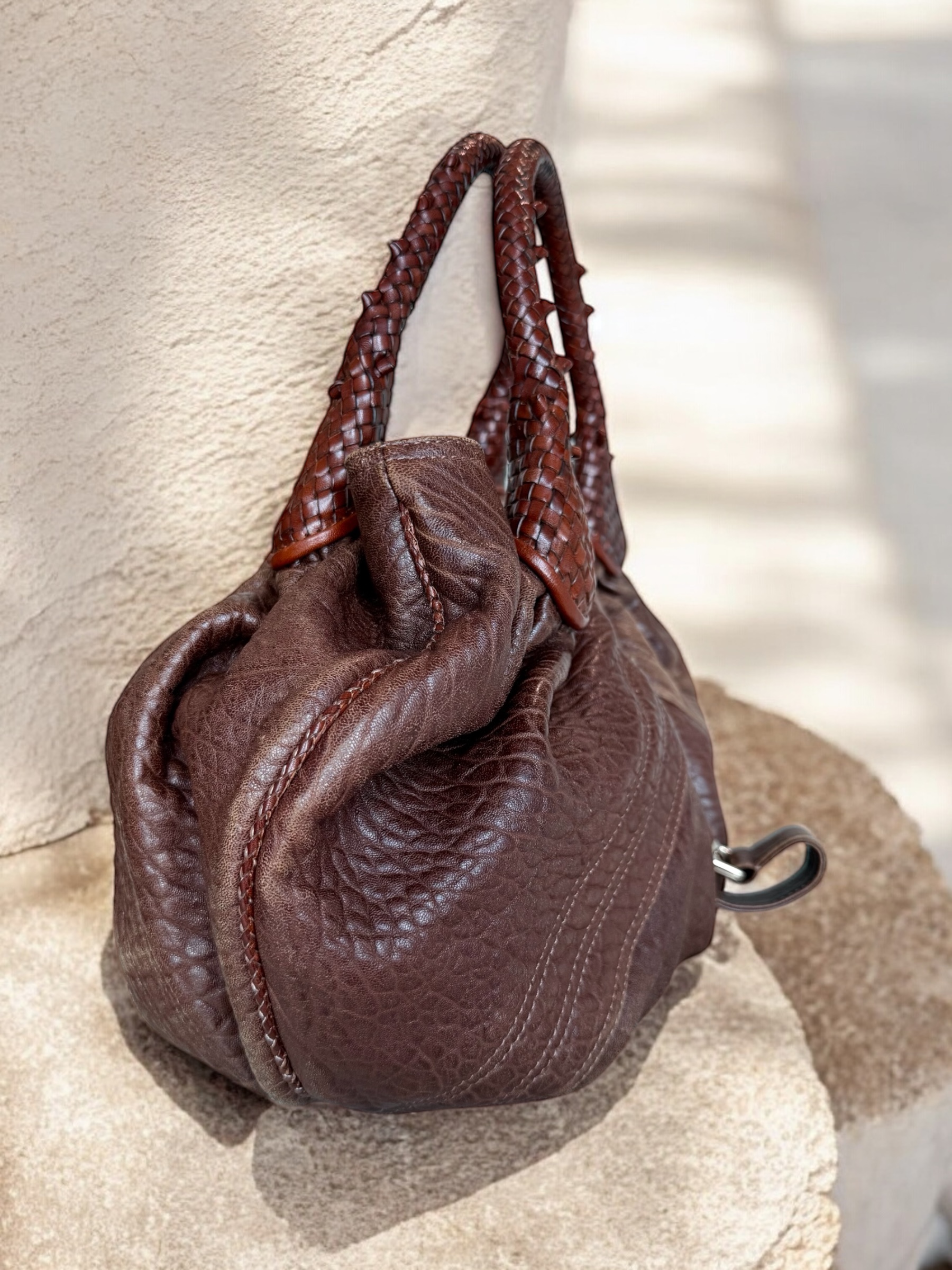 Brown Vintage Fendi Spy Bag