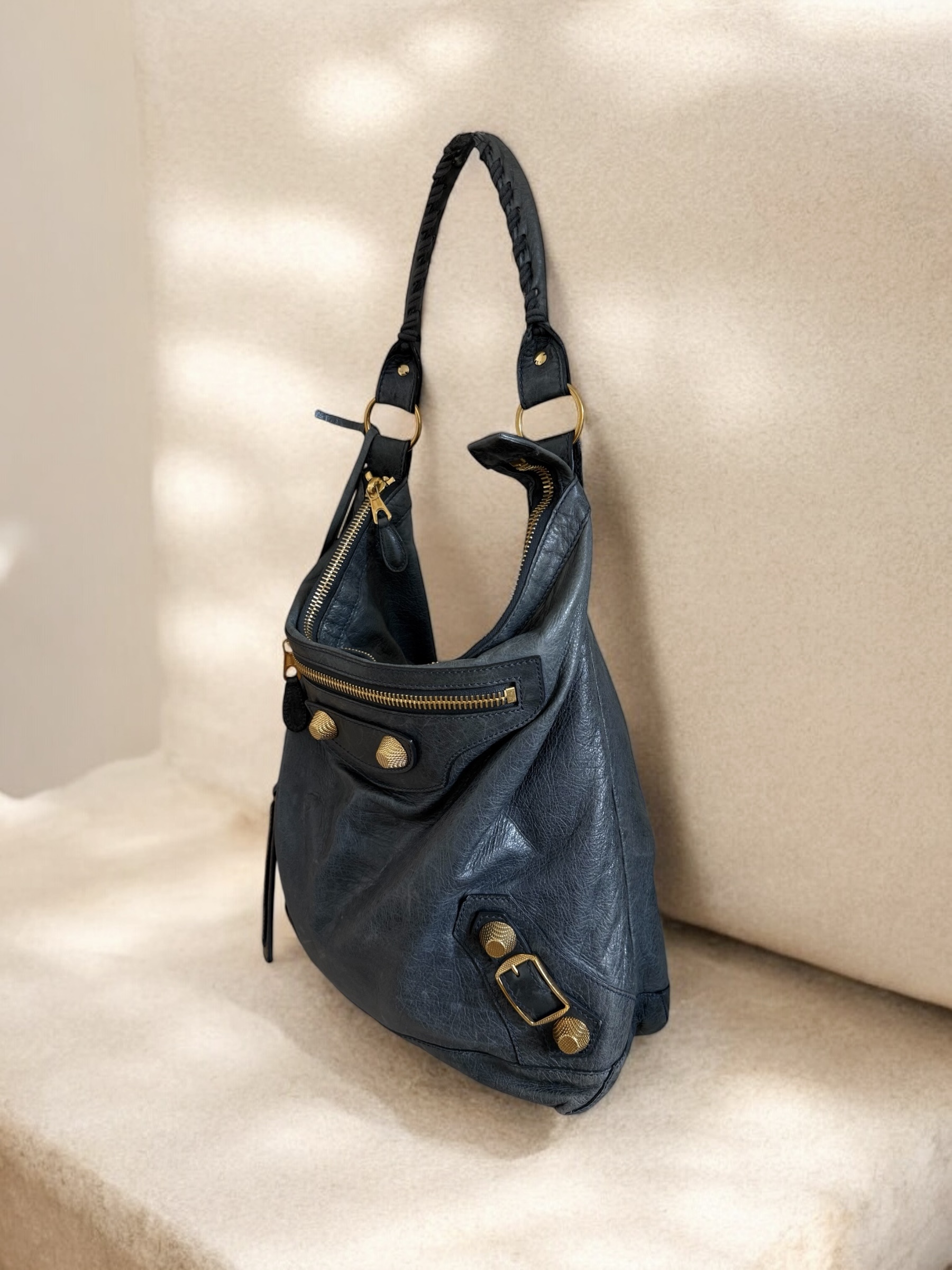 Anthracite hobo Balenciaga city bag