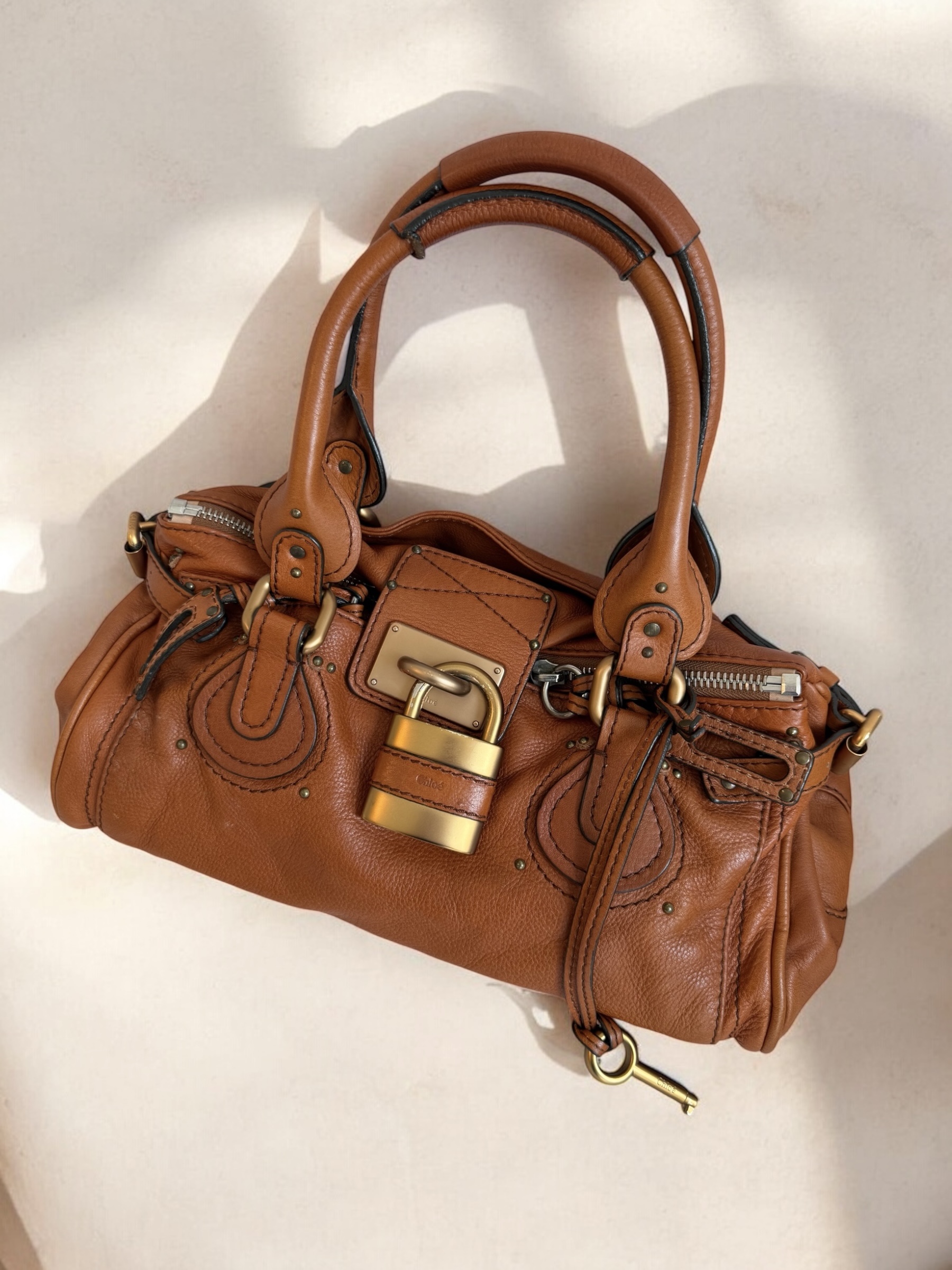 Terracotta Chloé Paddington bag