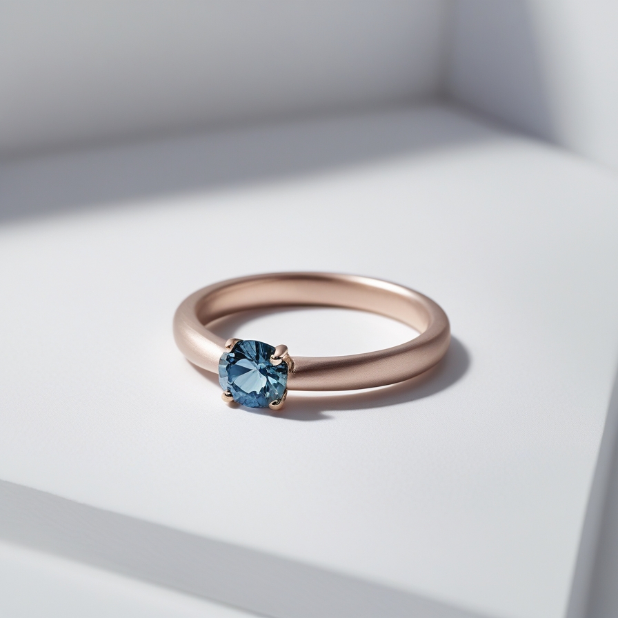 Celeste Glow Solitaire Ring