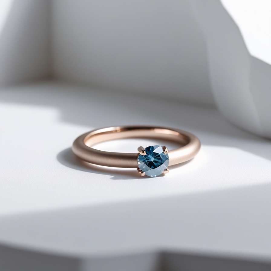 Celeste Glow Solitaire Ring