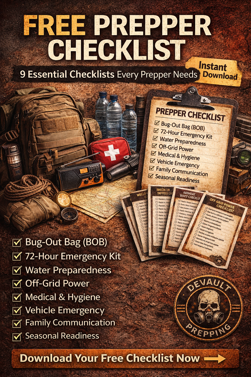 Ultimate Prepper Checklist Bundle