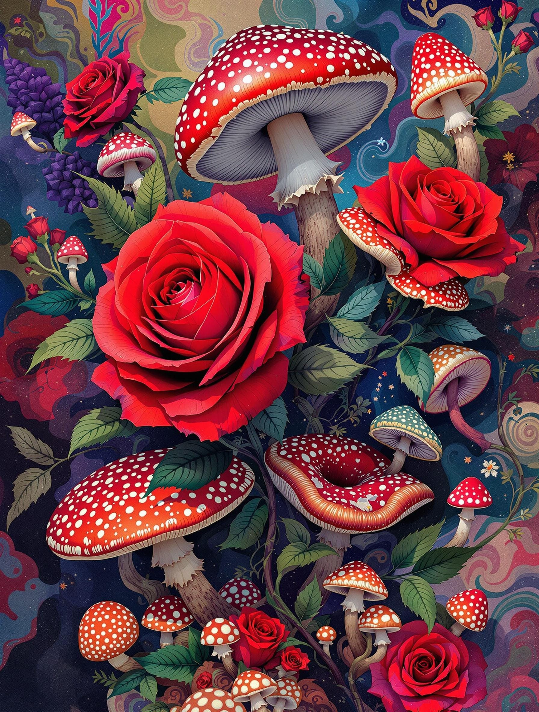Botanical Fantasy Artwork