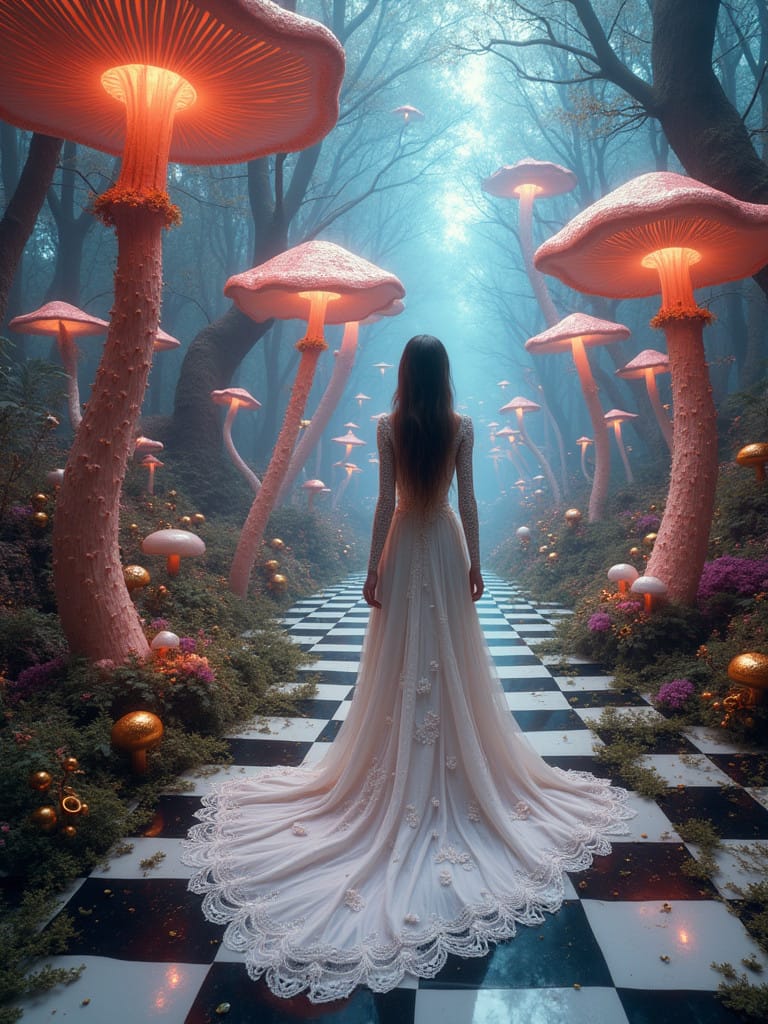 Fantasy-themed Evening Gown art print