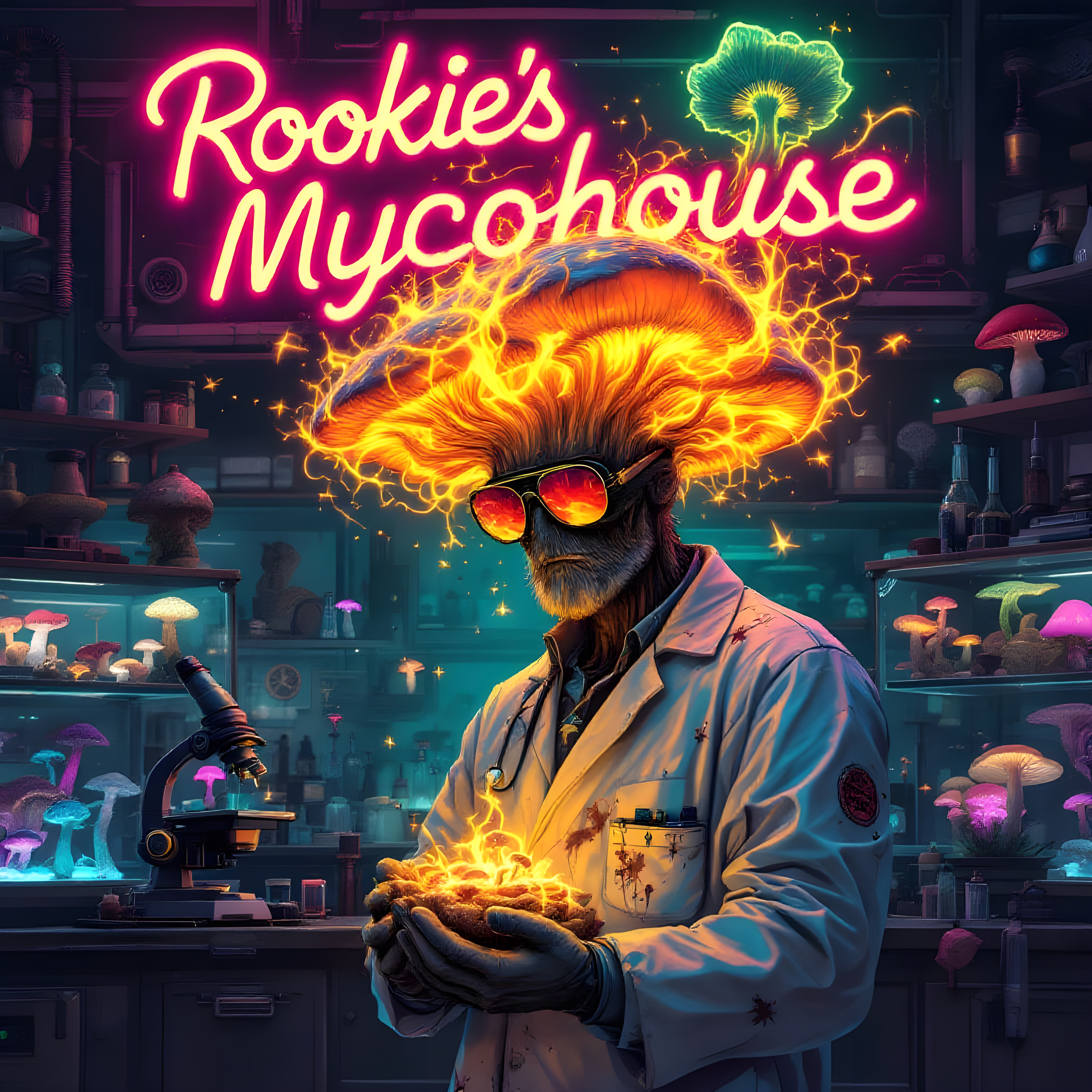 Rookie's Mycohouse sticker