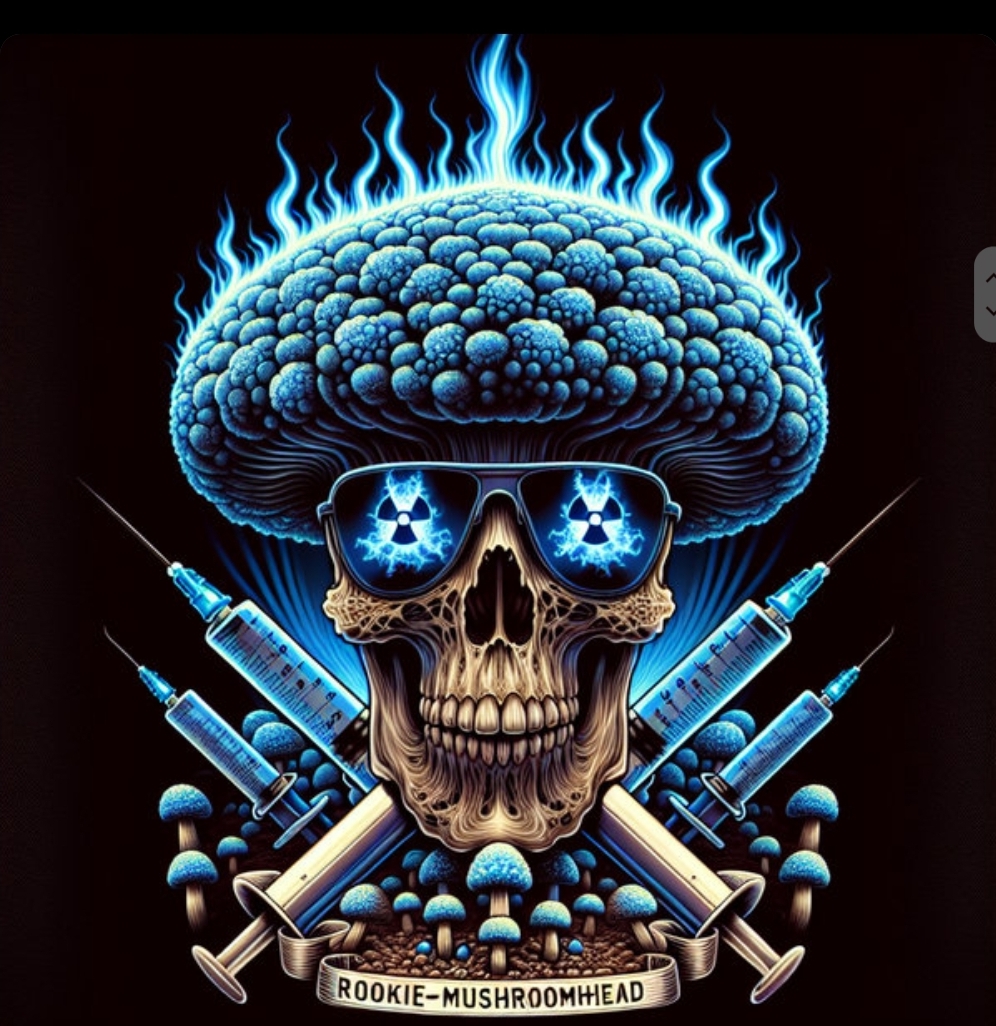 Psychedelic Skull Art sticker