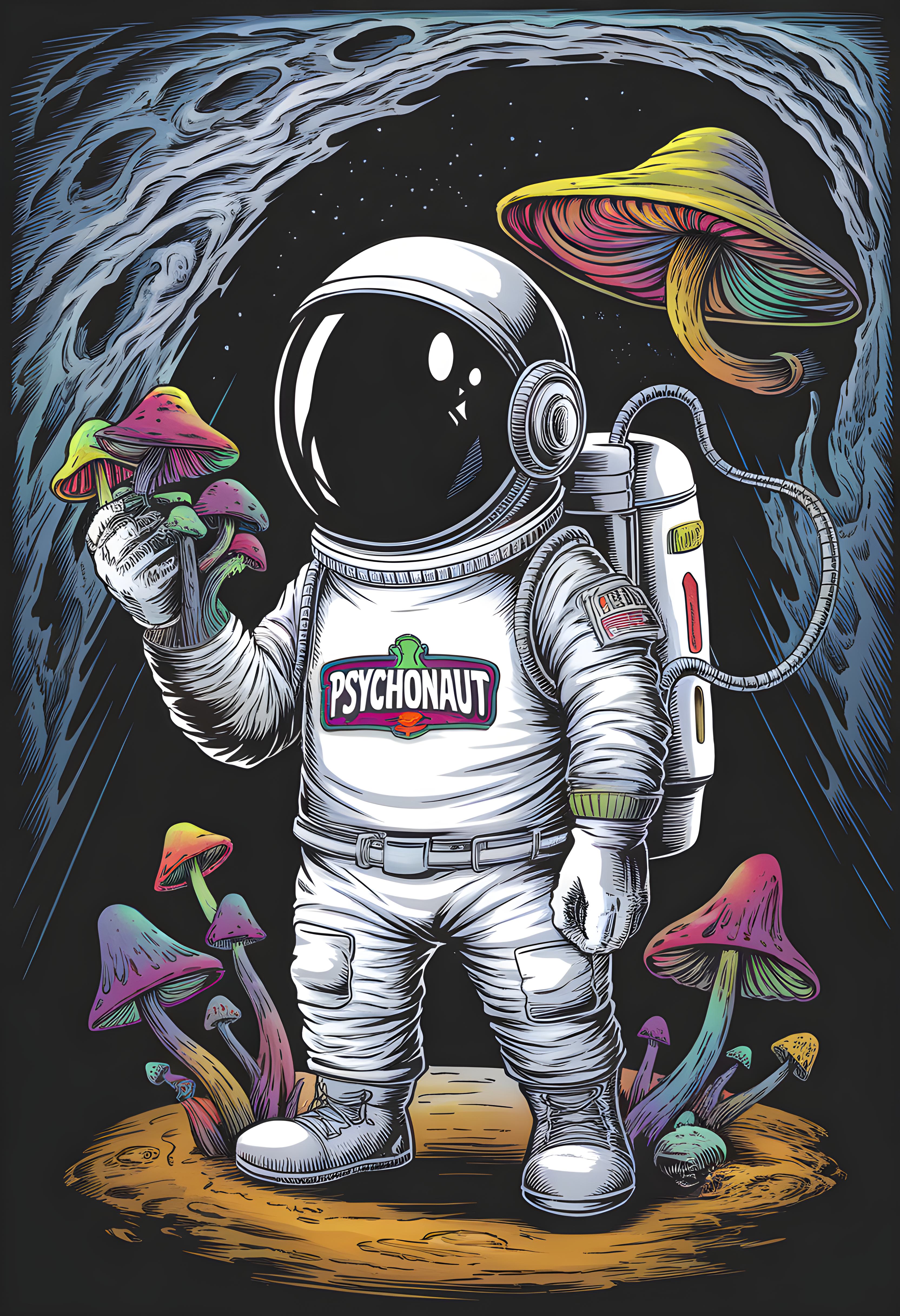Psychonaut Art hoodie
