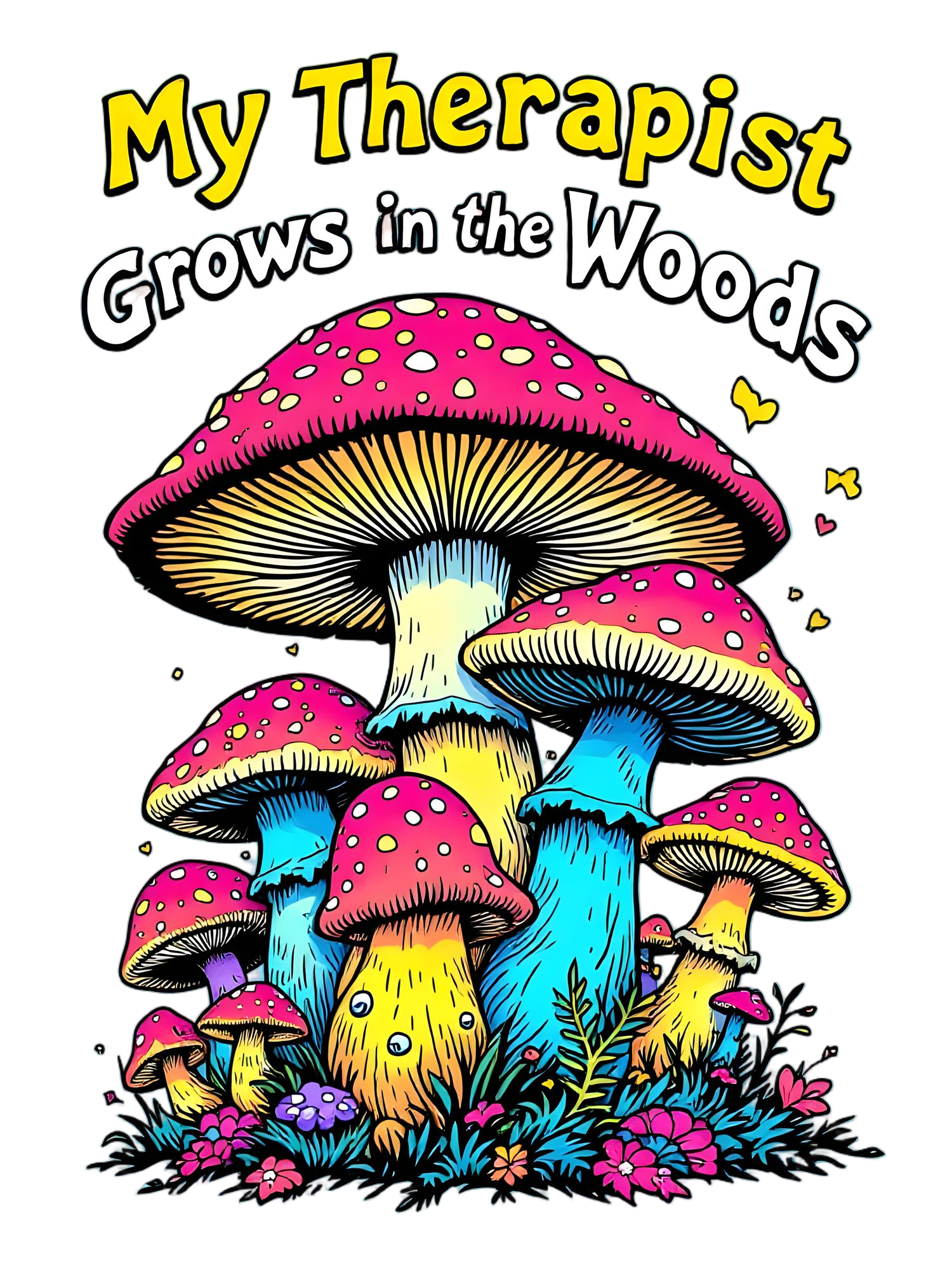 Mushroom Artwork Hoodie