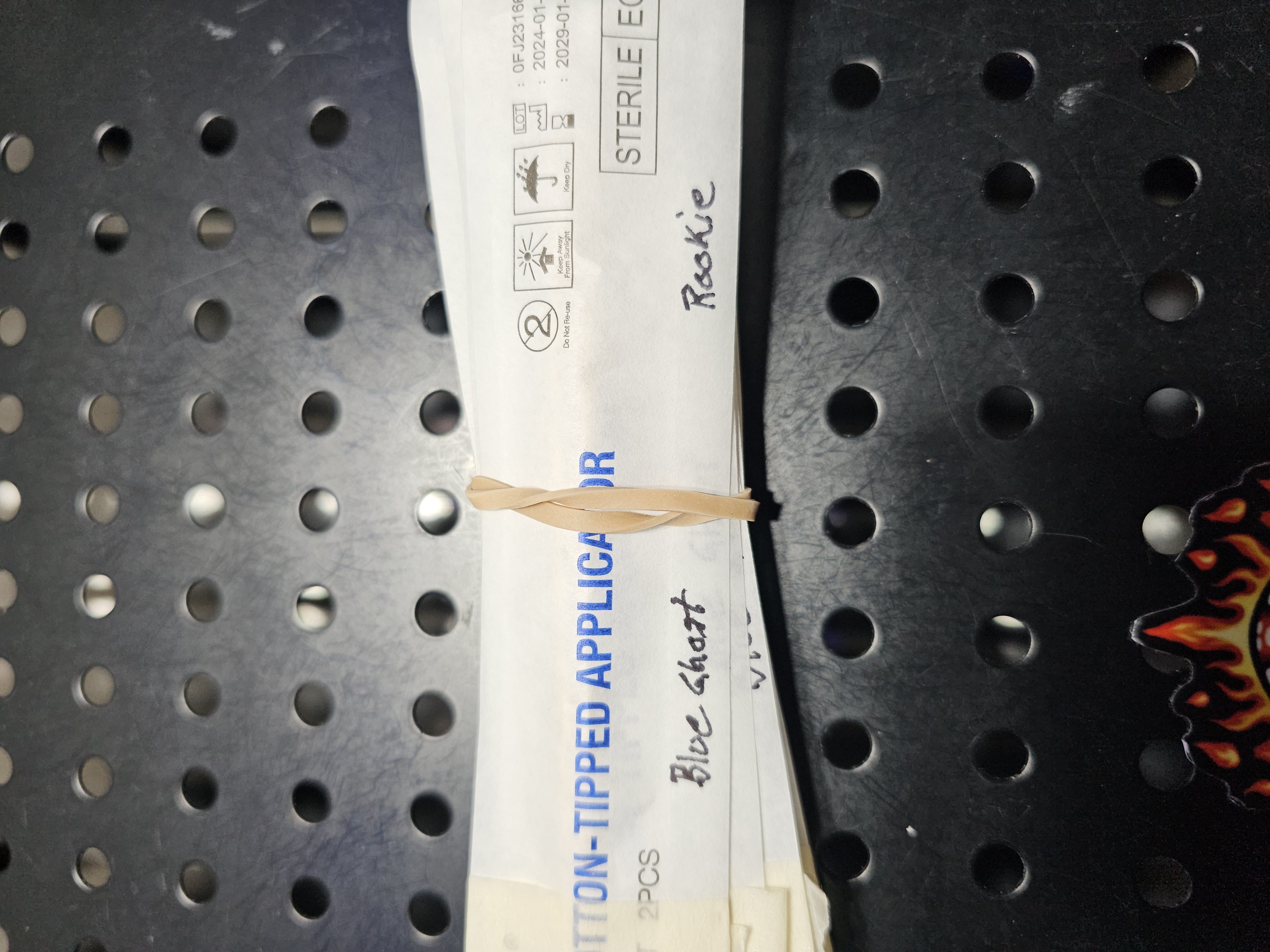 Blue Ghost swab set for microscopy purposes only 