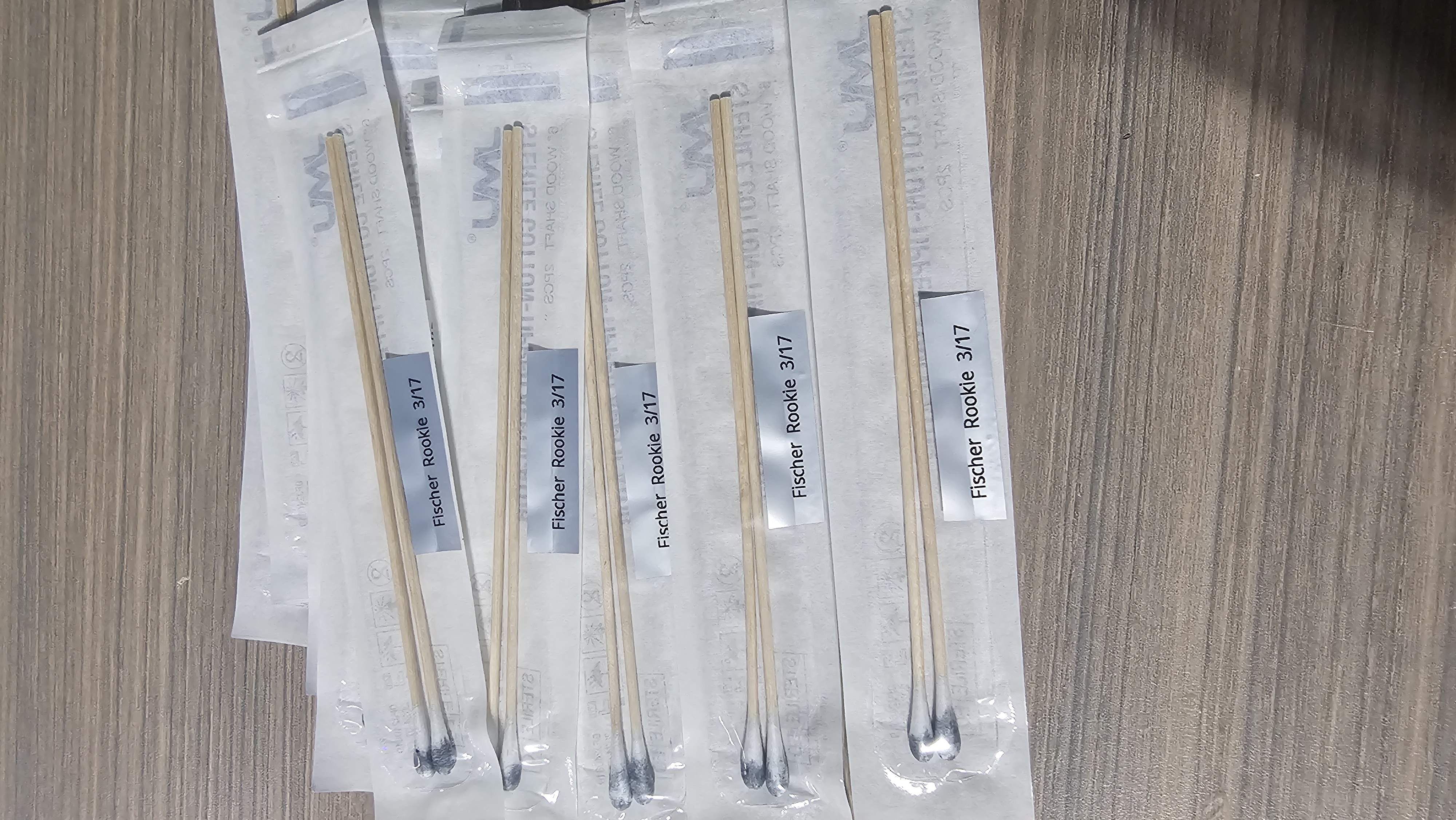 Fischer swab set for microscopy purposes only