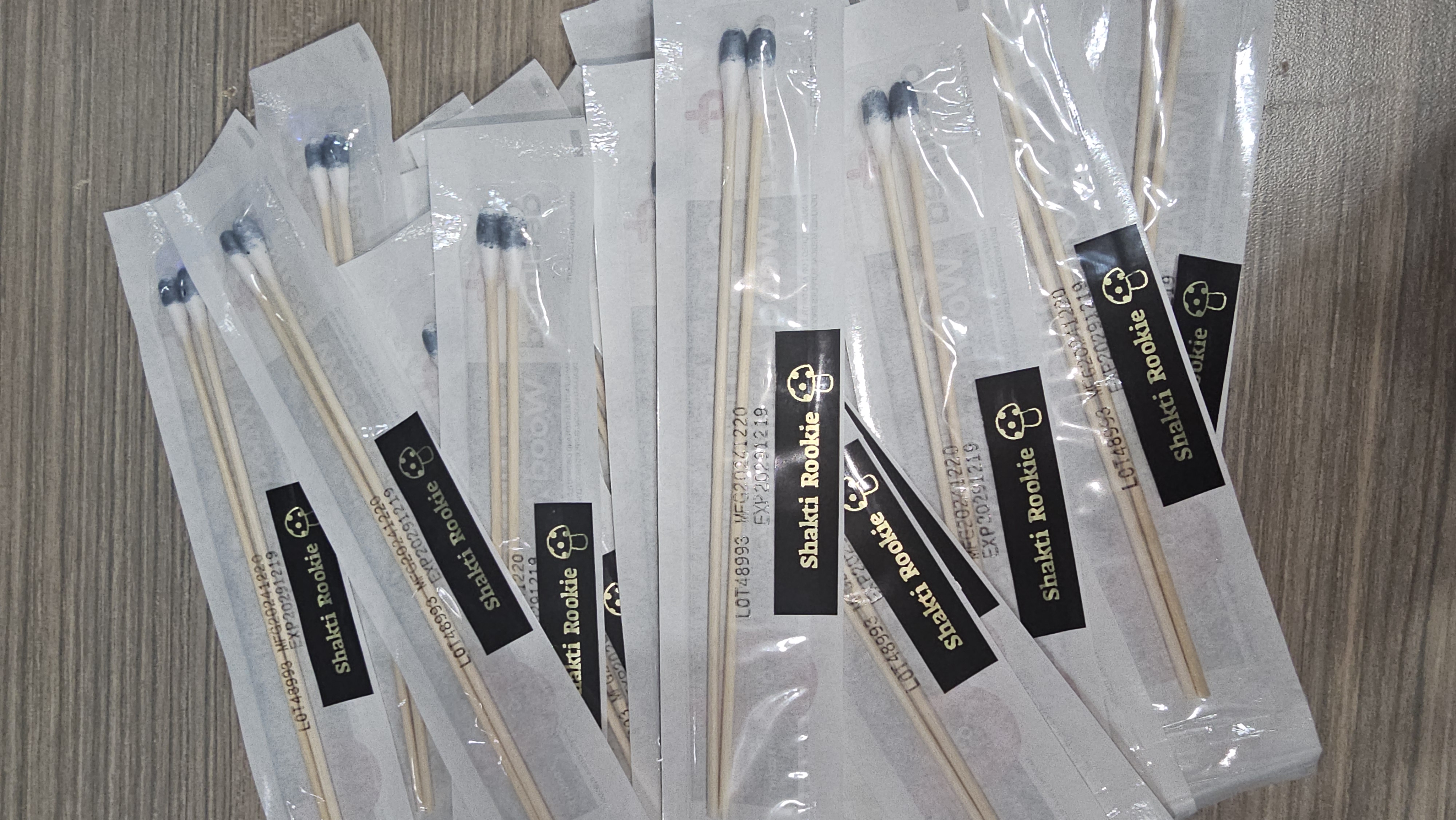 Shakti swab set for microscopy purposes only