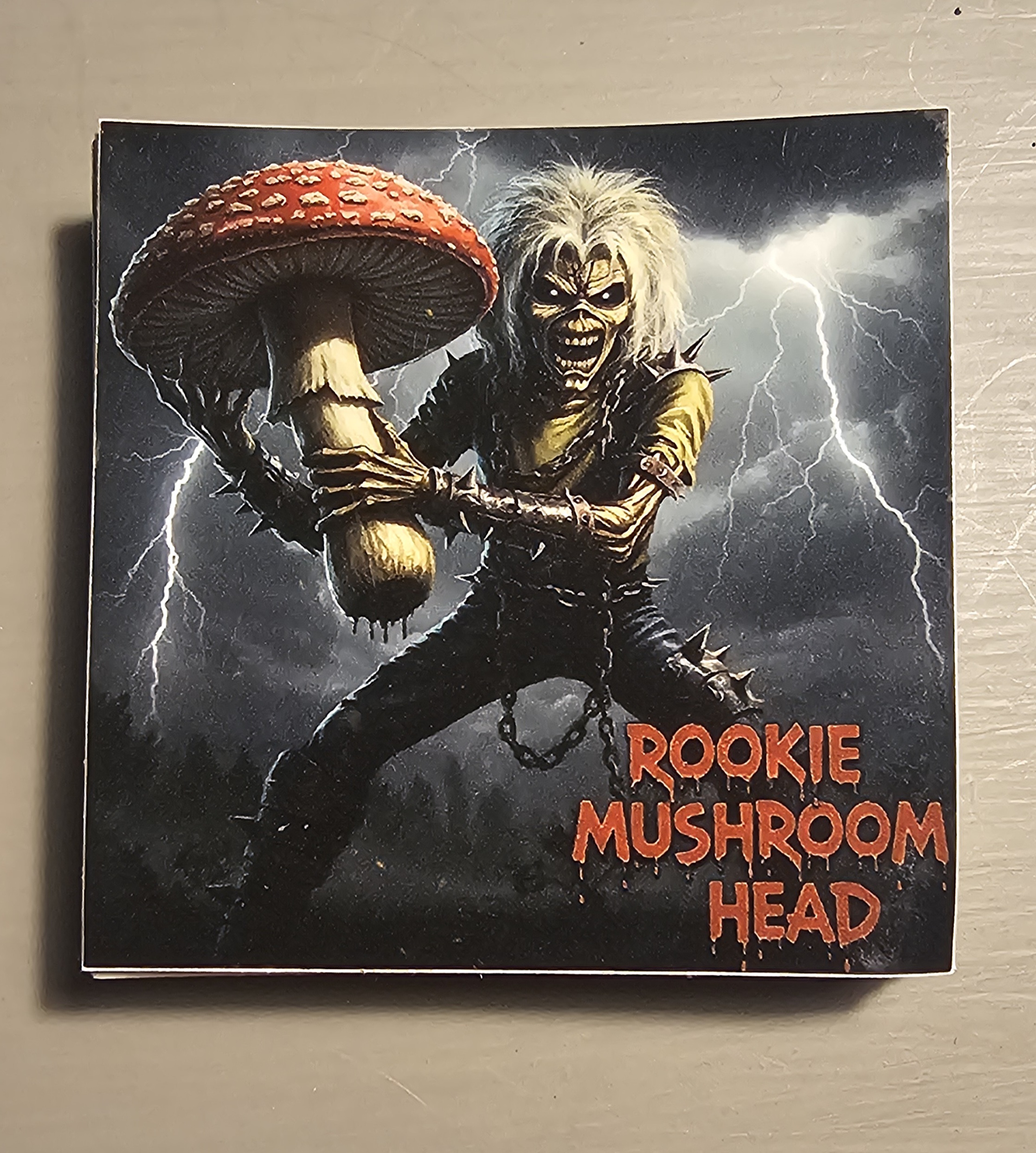 rookies iron maiden eddie  slap