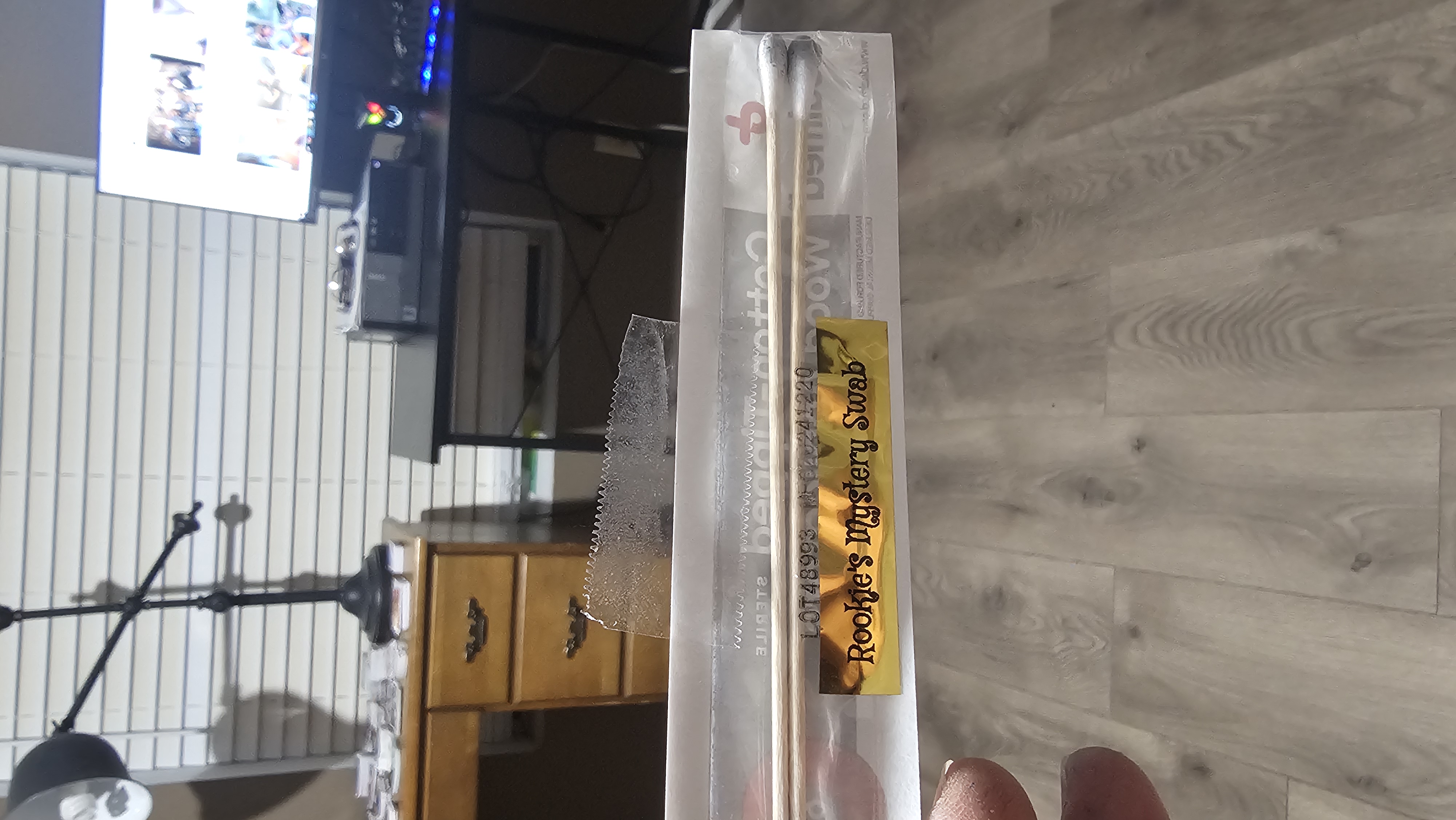 Green Cap P. OCHRACEOCENTRATA swab set for microscopy purposes only
