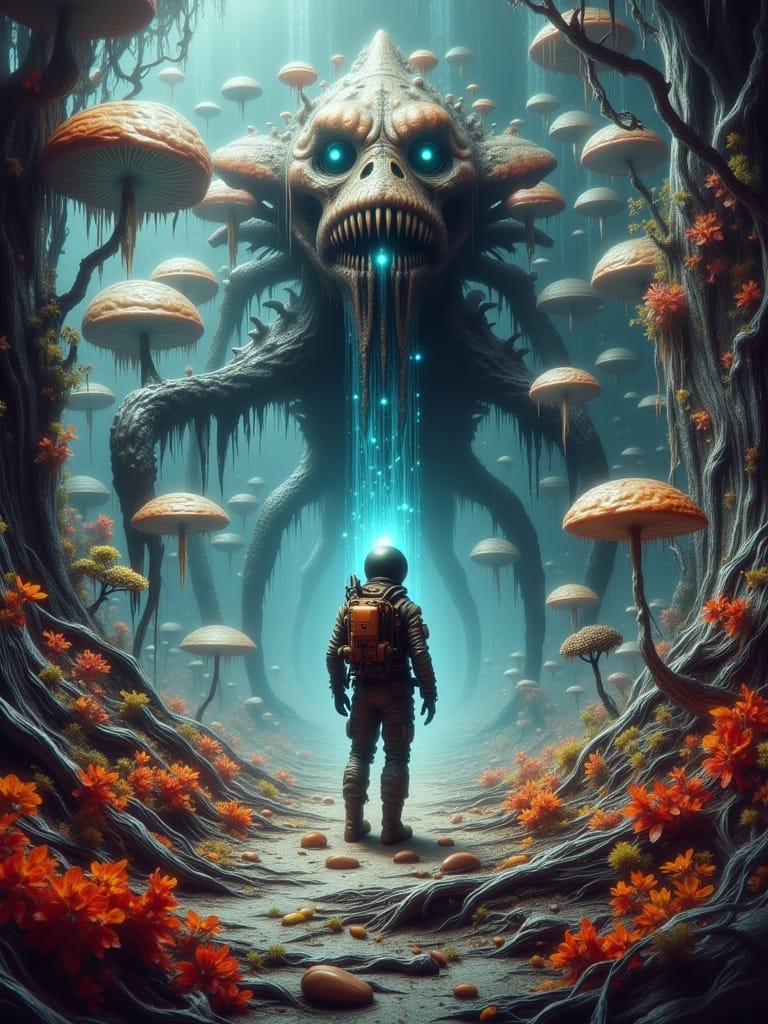 Alien mushy world
