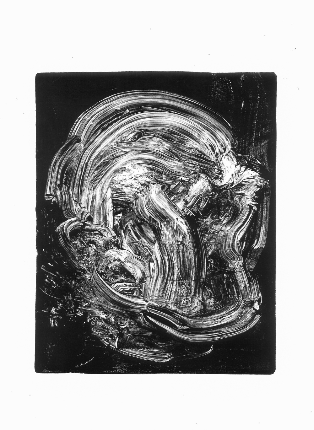 Monotype Untitled Abstract 4