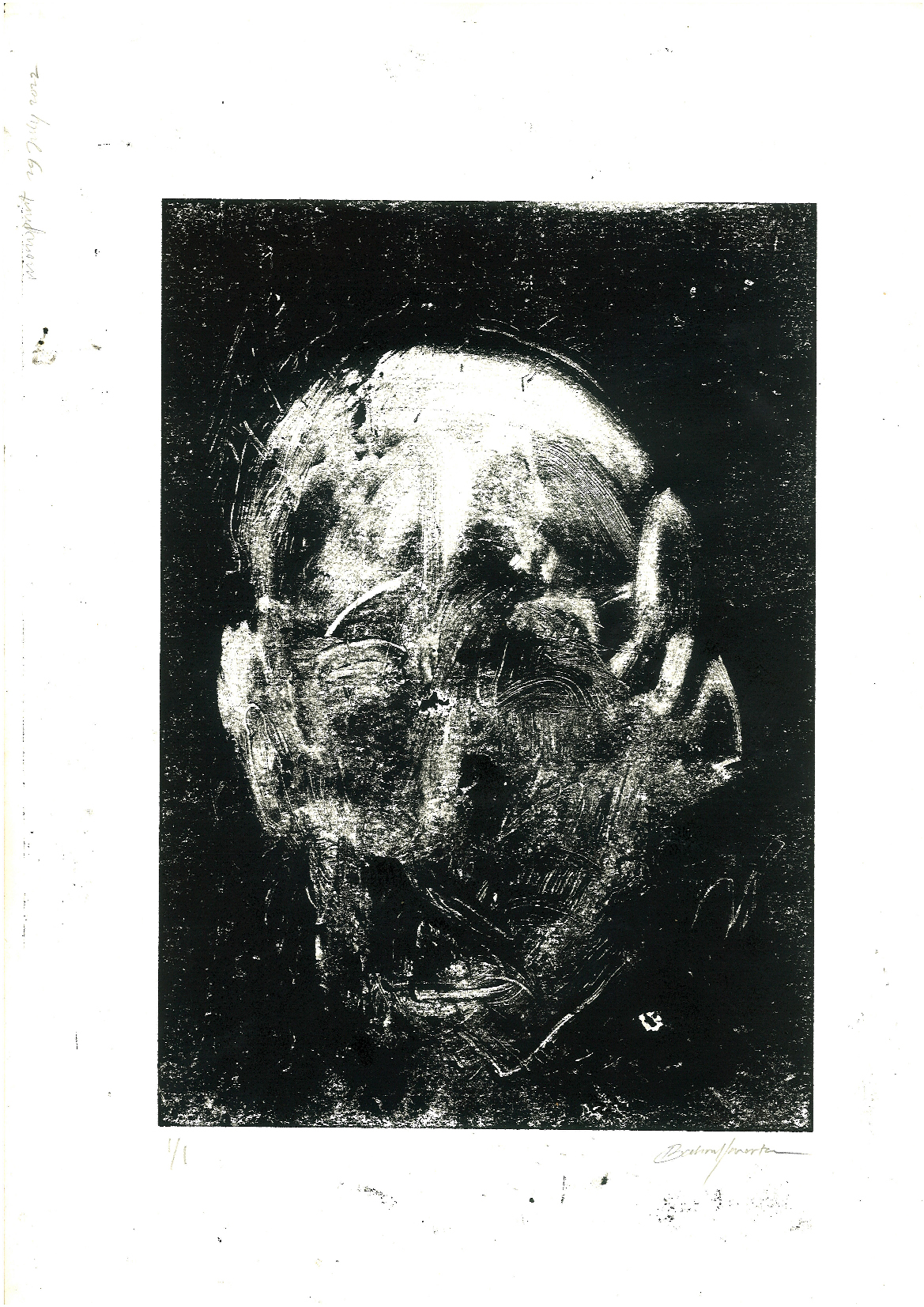 Monotype Untitled Portrait 15