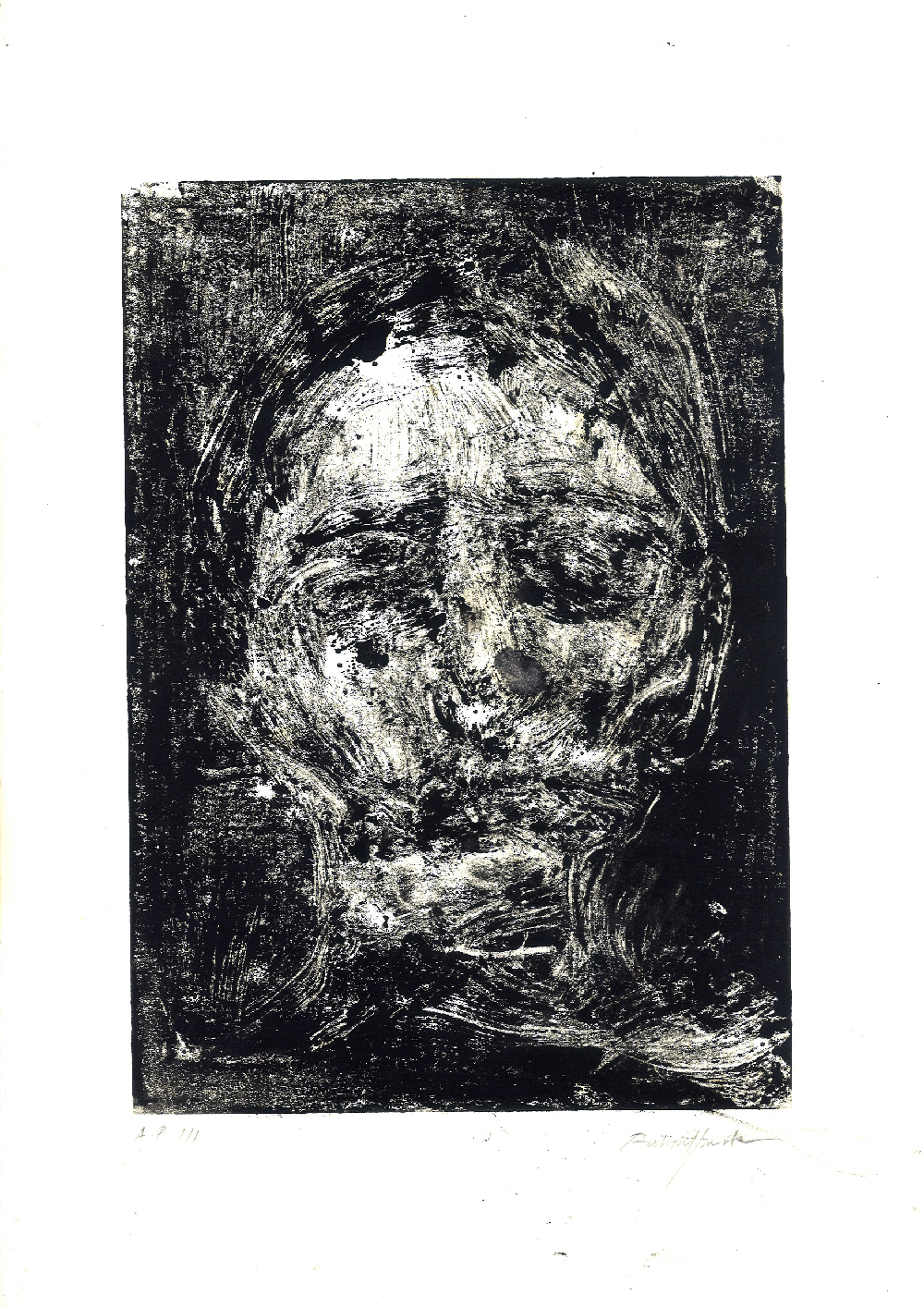 Monotype Untitled Portrait 13