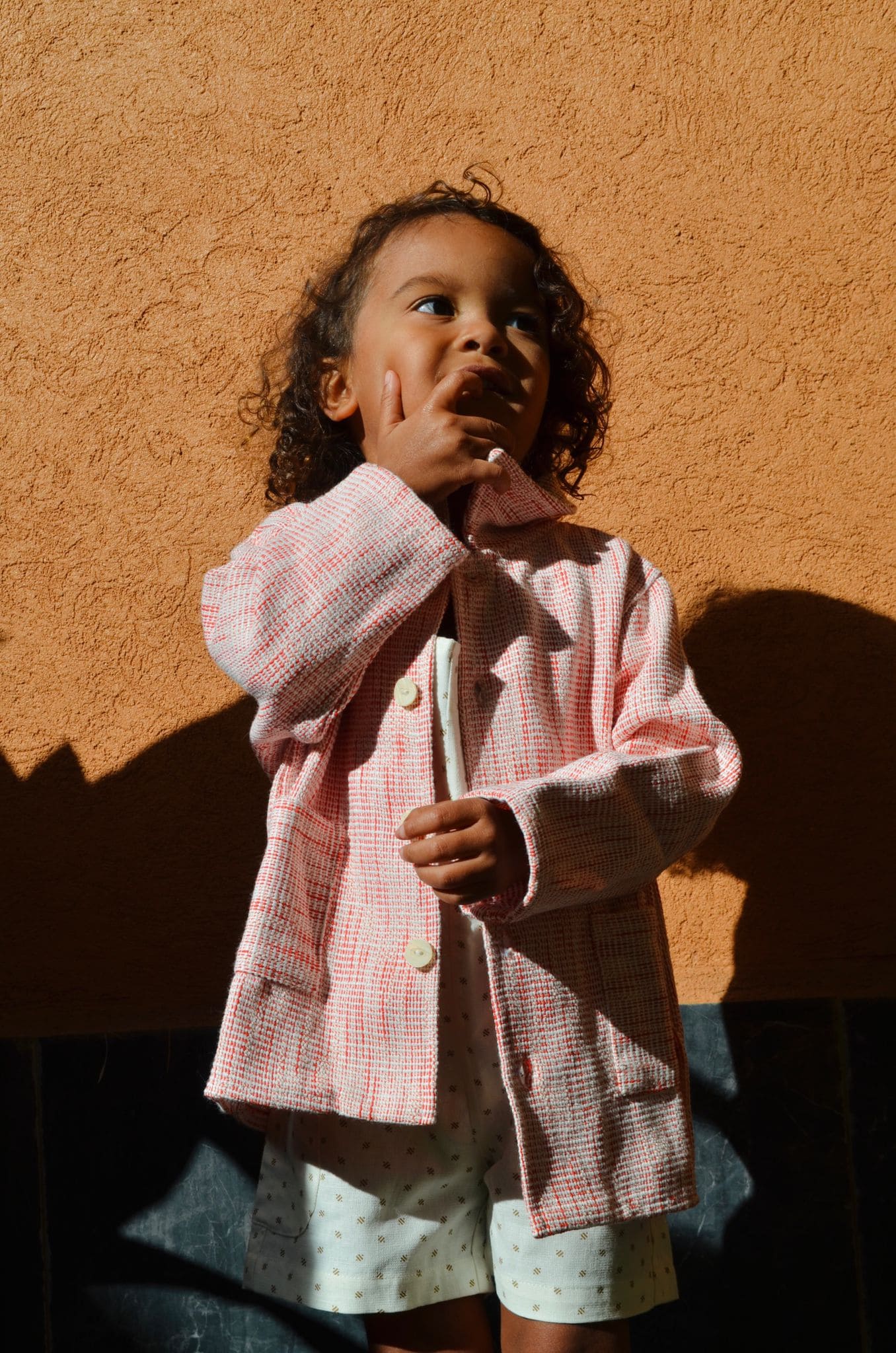Veste enfant en coton tissé_Nekhoui_Maroc